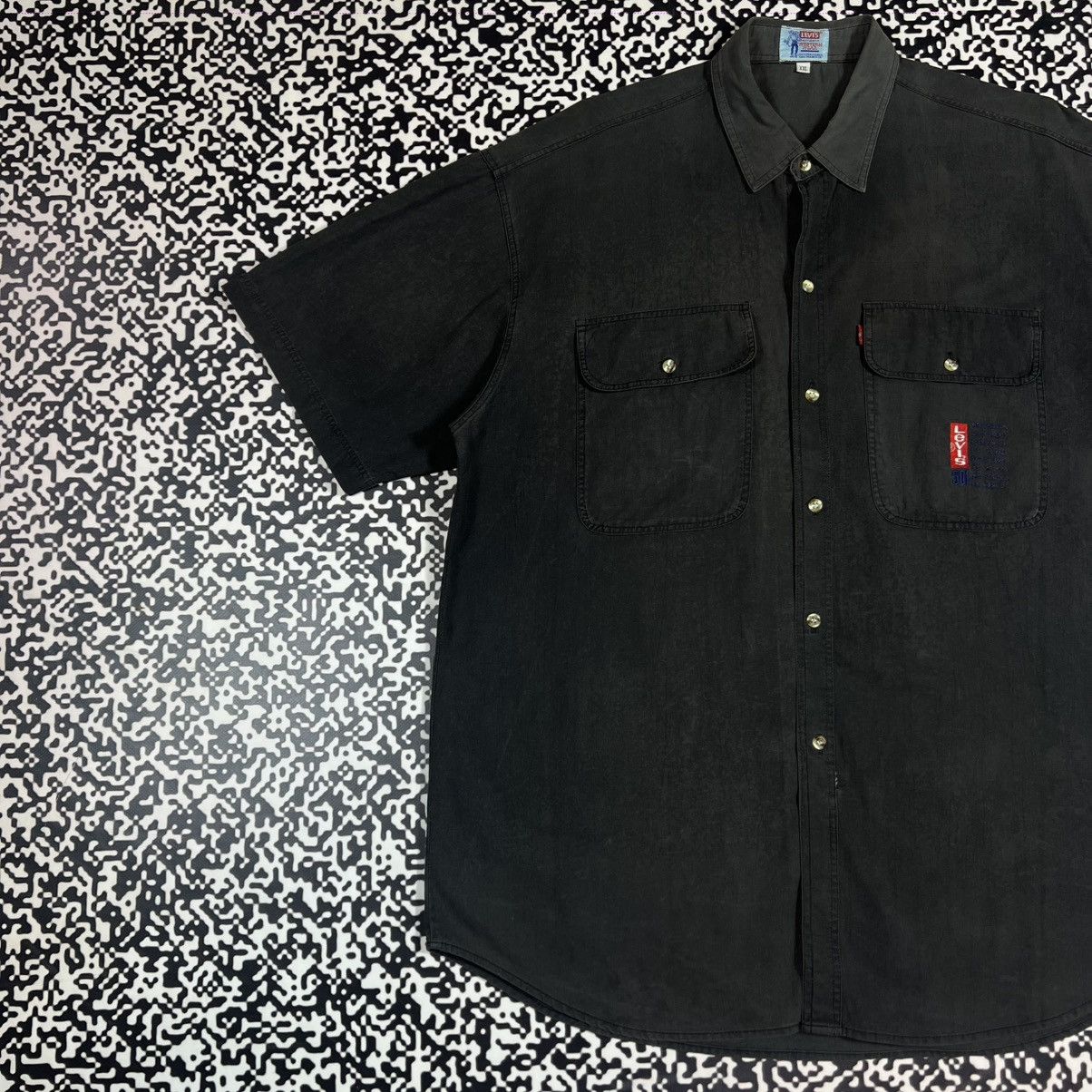Levi's Vintage Clothing Vintage 80s Levis Western Shirt Faded Retro Casual Rare 90s Size US XXL / EU 58 / 5 - 2 Thumbnail