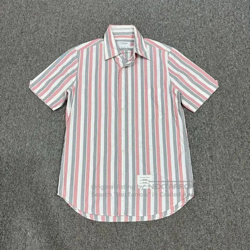 Thom Browne Multicolor Striped Cotton Shirt .