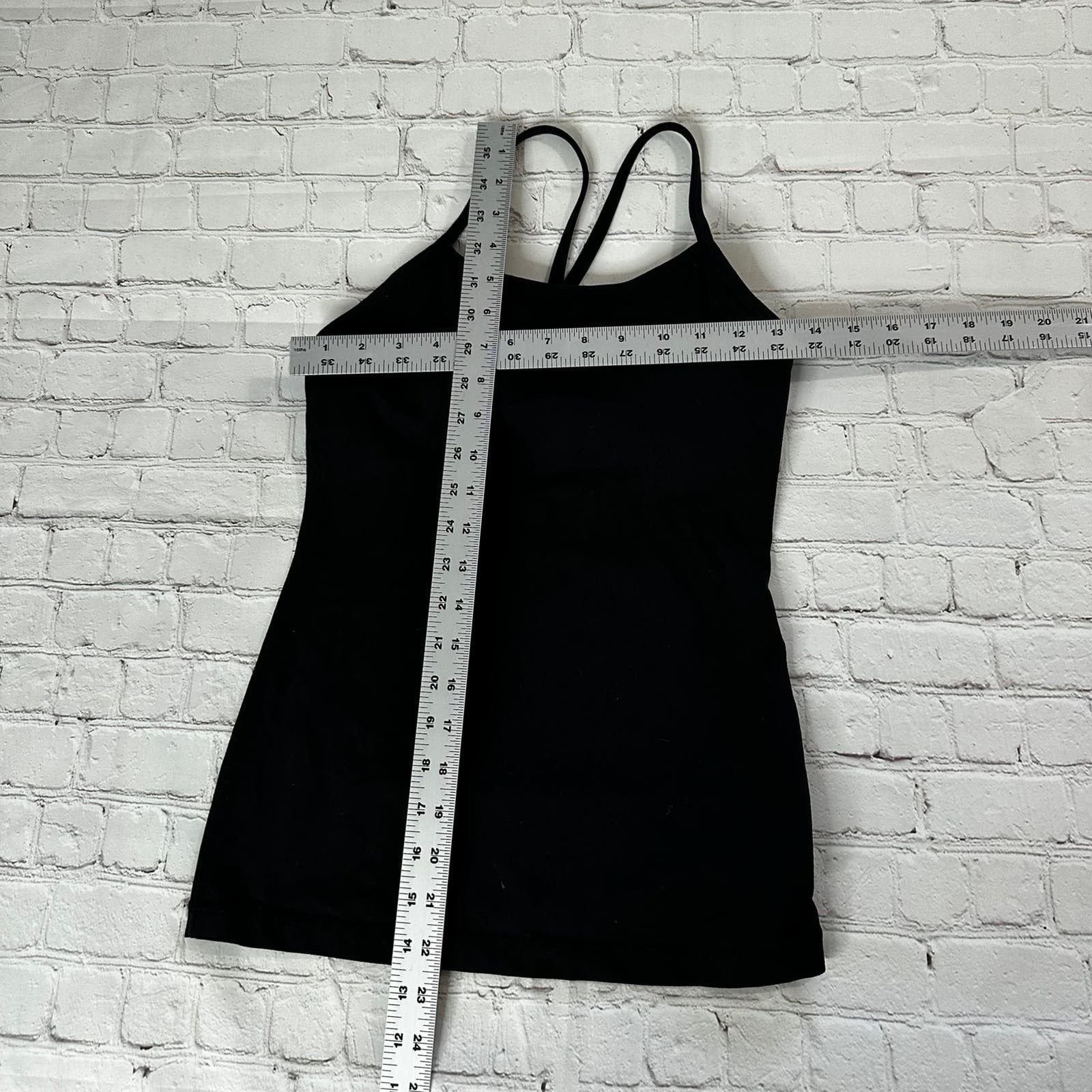 Lululemon Lululemon Black y Tank top Size S / US 4 / IT 40 - 3 Thumbnail