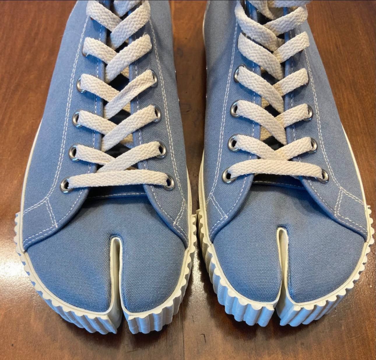 Maison Margiela Maison Margiela high-top sneakers blue Size US 10 / EU 43 - 9 Thumbnail