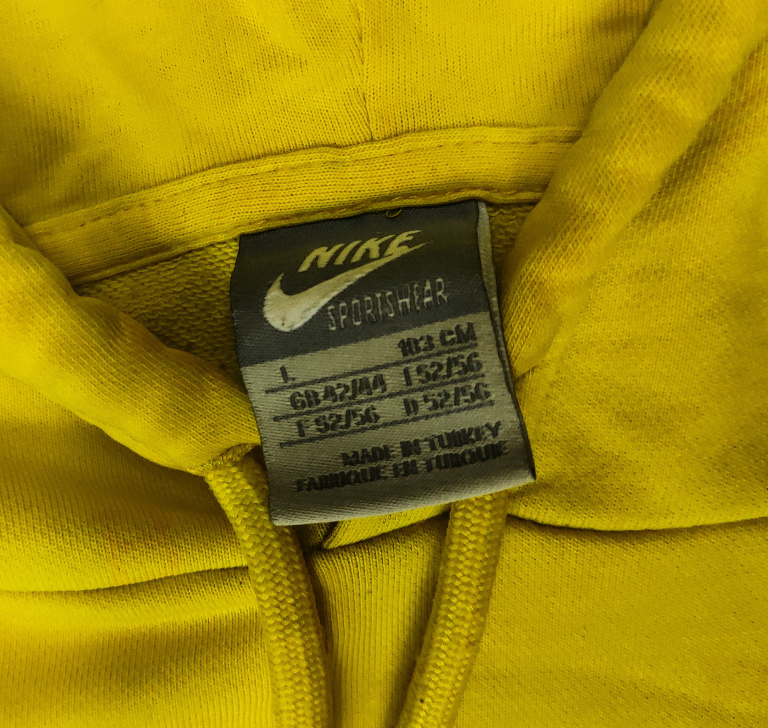 Nike FC Barcelona x Nike Sportswear Vintage Yellow Hoodie Barca Size US L / EU 52-54 / 3 - 3 Thumbnail