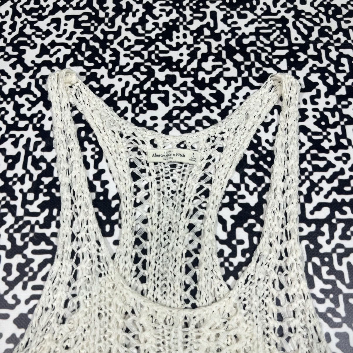 Abercrombie & Fitch Vintage Y2K Abercrombie Fitch Mesh Sexy Japanese Tank Top Size S / US 4 / IT 40 - 11 Thumbnail