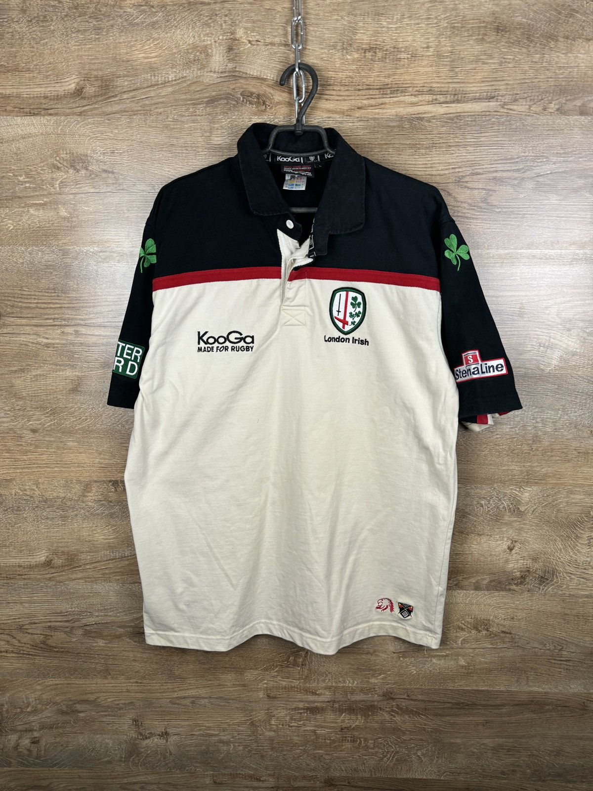 Vintage Mens Vintage KooGa London Irish rugby polos T-shirt Size US L / EU 52-54 / 3 - 1 Thumbnail