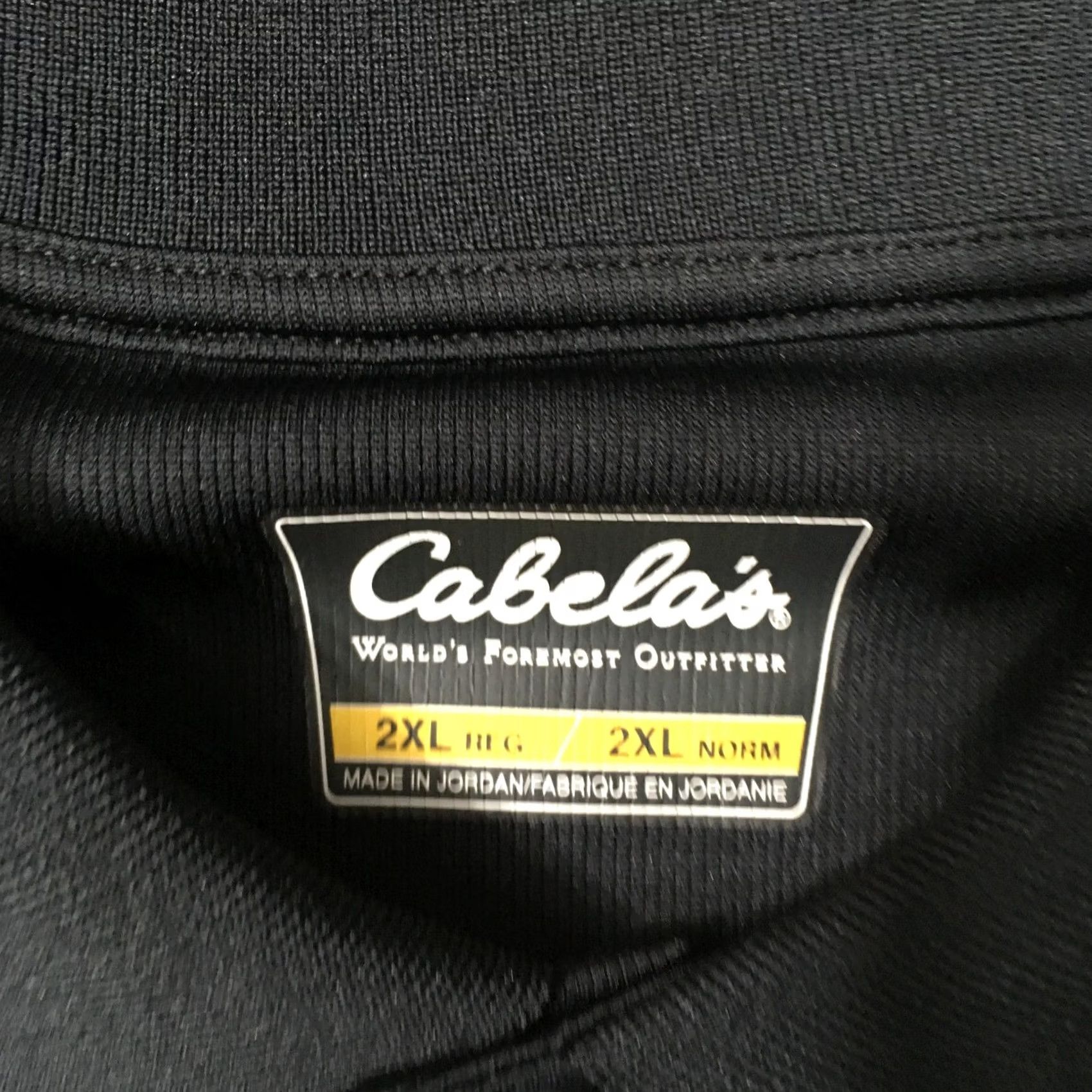 Vintage CABELA'S SHIRT MEN'S 2XL REGULAR BLACK COLLARED POLO STYLE SHORT SLEEVE Size US XXL / EU 58 / 5 - 3 Thumbnail