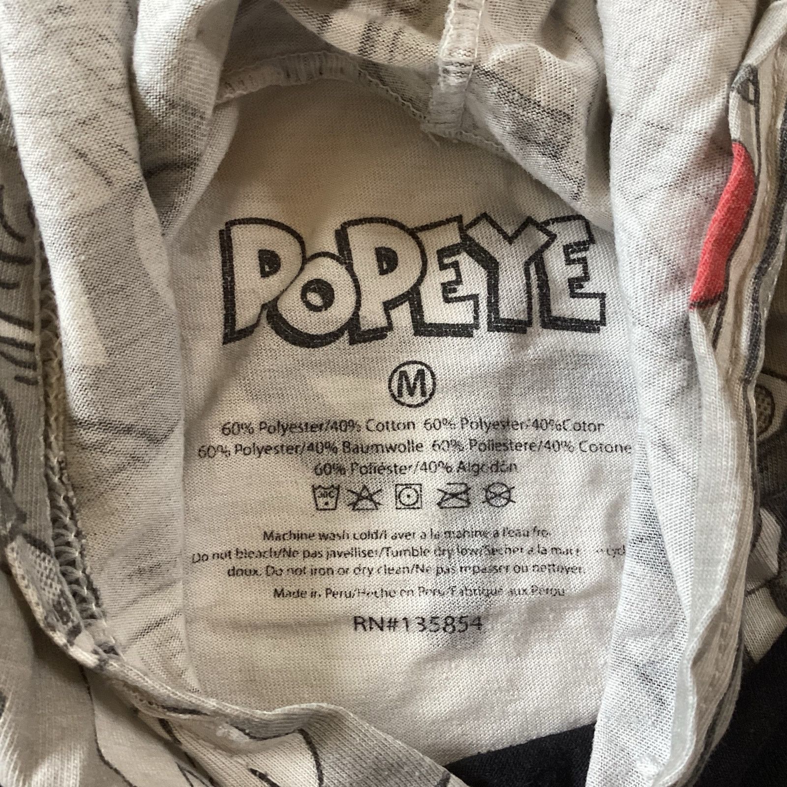 Other Popeye GraphicTee Light Hoodie Size US M / EU 48-50 / 2 - 4 Thumbnail