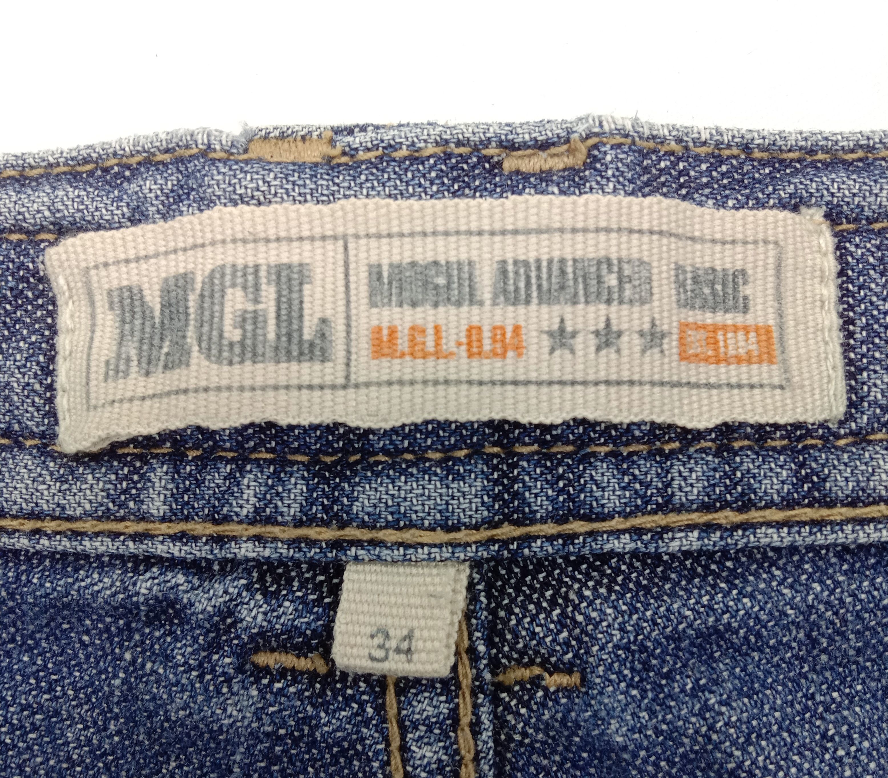 Japanese Brand Japanese Hybrid Mogul Special Unit Two Tone Jeans Size US 34 / EU 50 - 13 Thumbnail