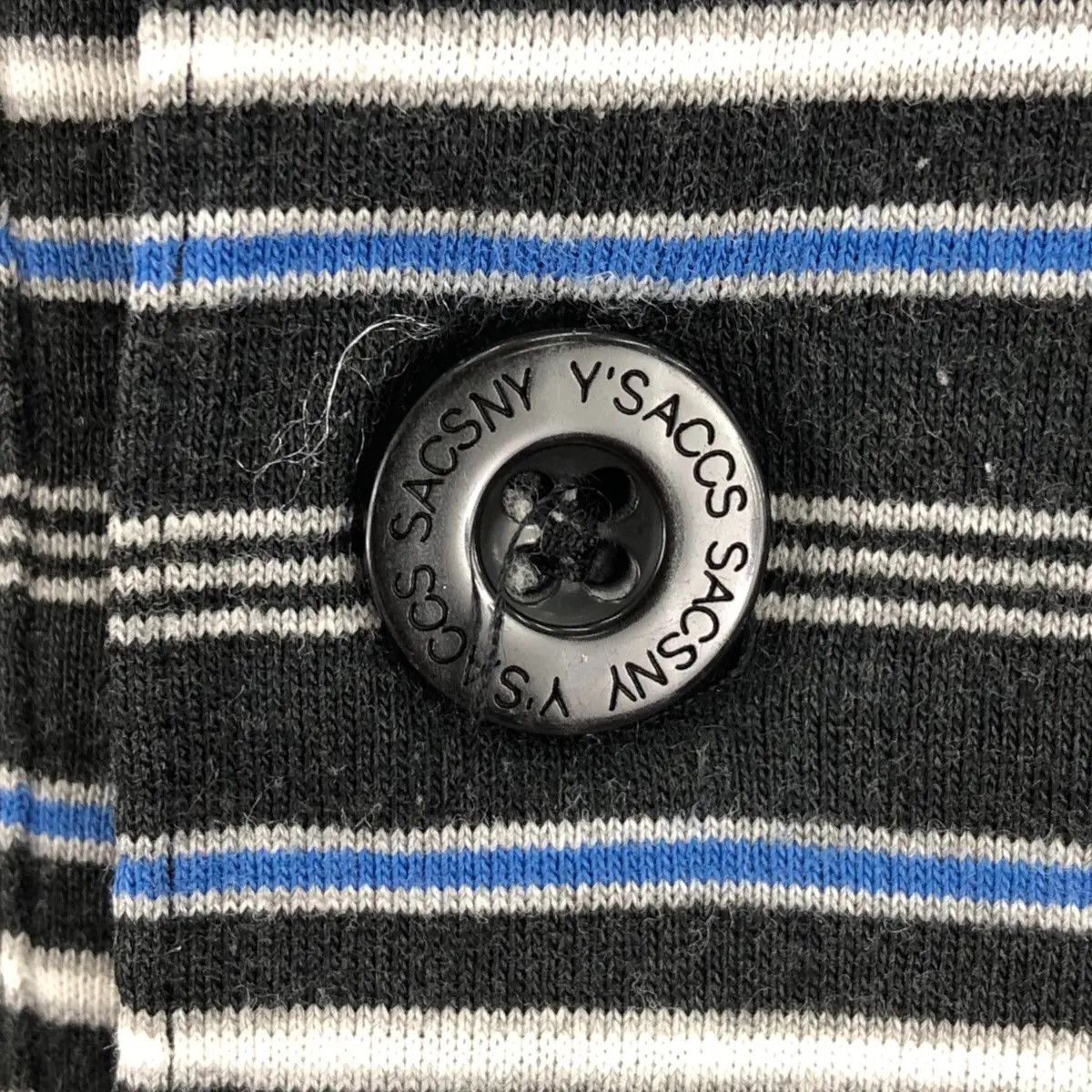 Vtg YOHJI YAMAMOTO Y’SACCS Collection Henley Tee Shirt