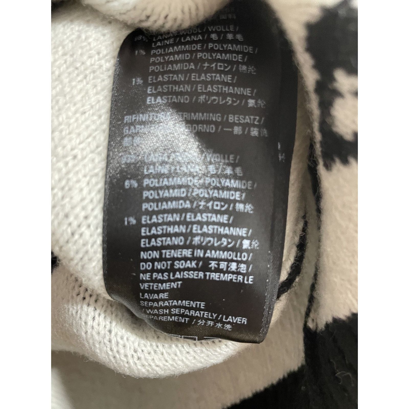 Balenciaga BALENCIAGA BLACK ALL OVER LOGO SWEATER SIZE SMALL PREOWNED Size US S / EU 44-46 / 1 - 5 Thumbnail