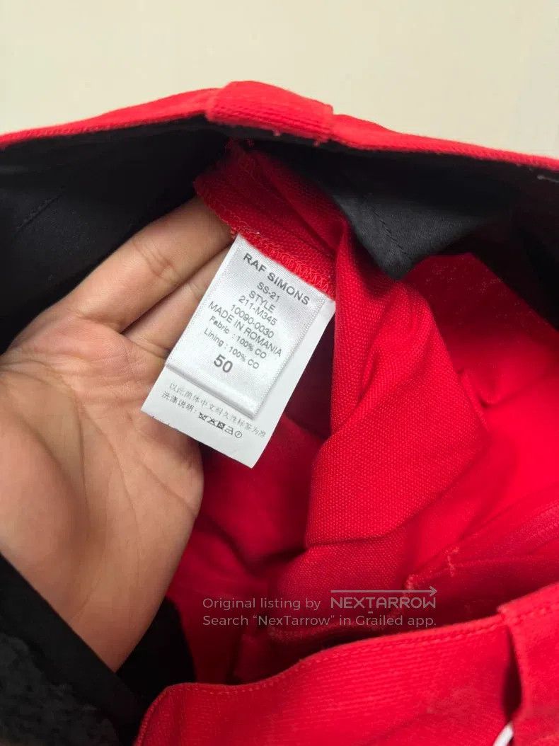 Raf Simons Raf Simons Red Flared Trousers Size US 34 / EU 50 - 4 Thumbnail