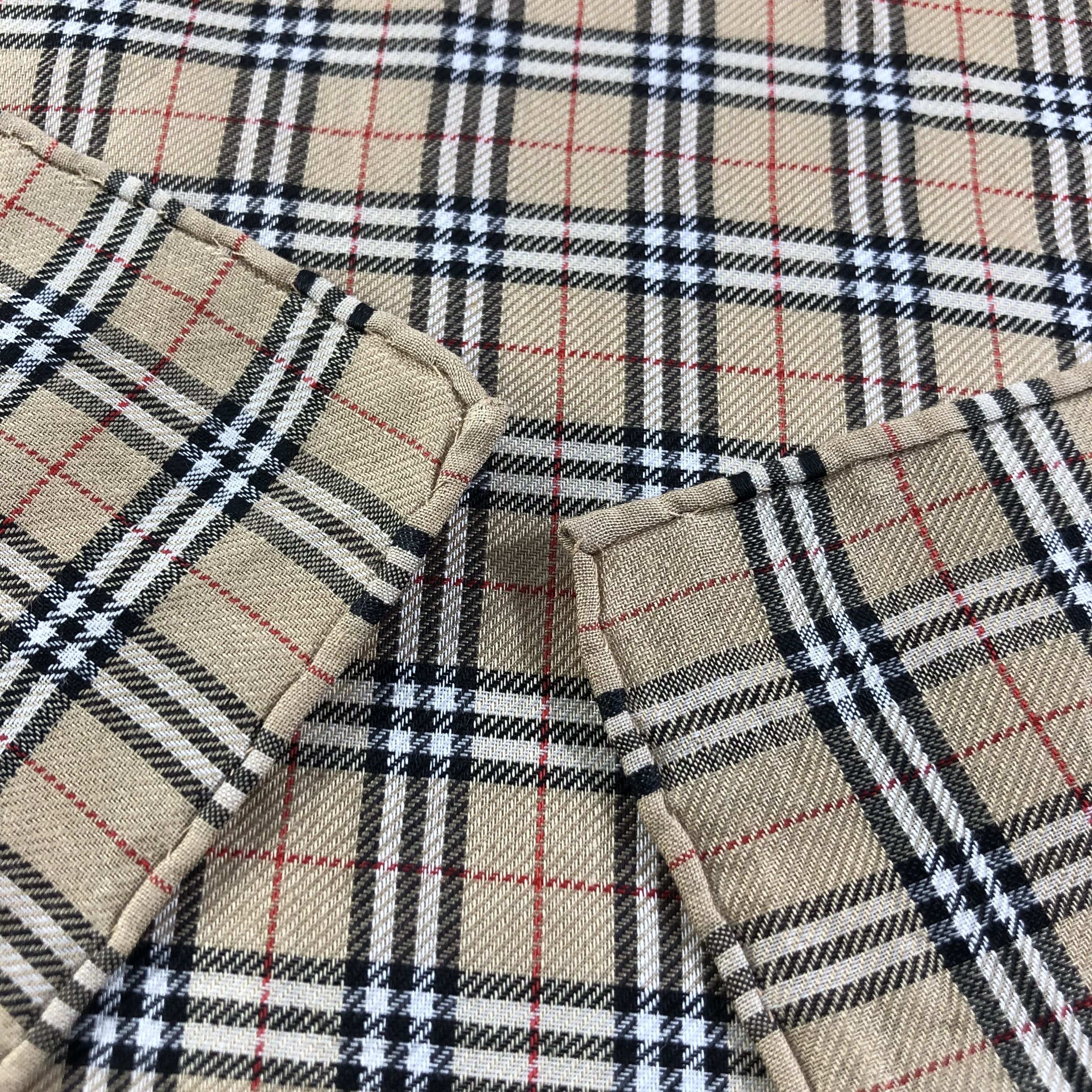 Burberry Burberrys Nova Check Handkerchief Neckerchief Bandana H1961 Size ONE SIZE - 6 Thumbnail