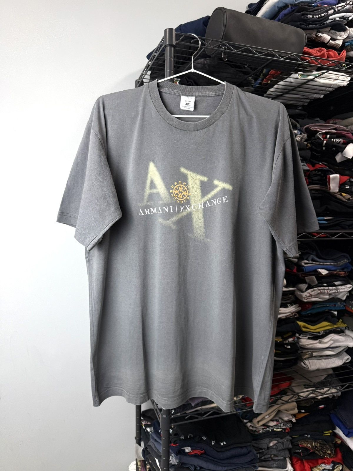 Armani Exchange Vintage Emporio Armani Archive T Shirt Luxury Size US L / EU 52-54 / 3 - 1 Thumbnail
