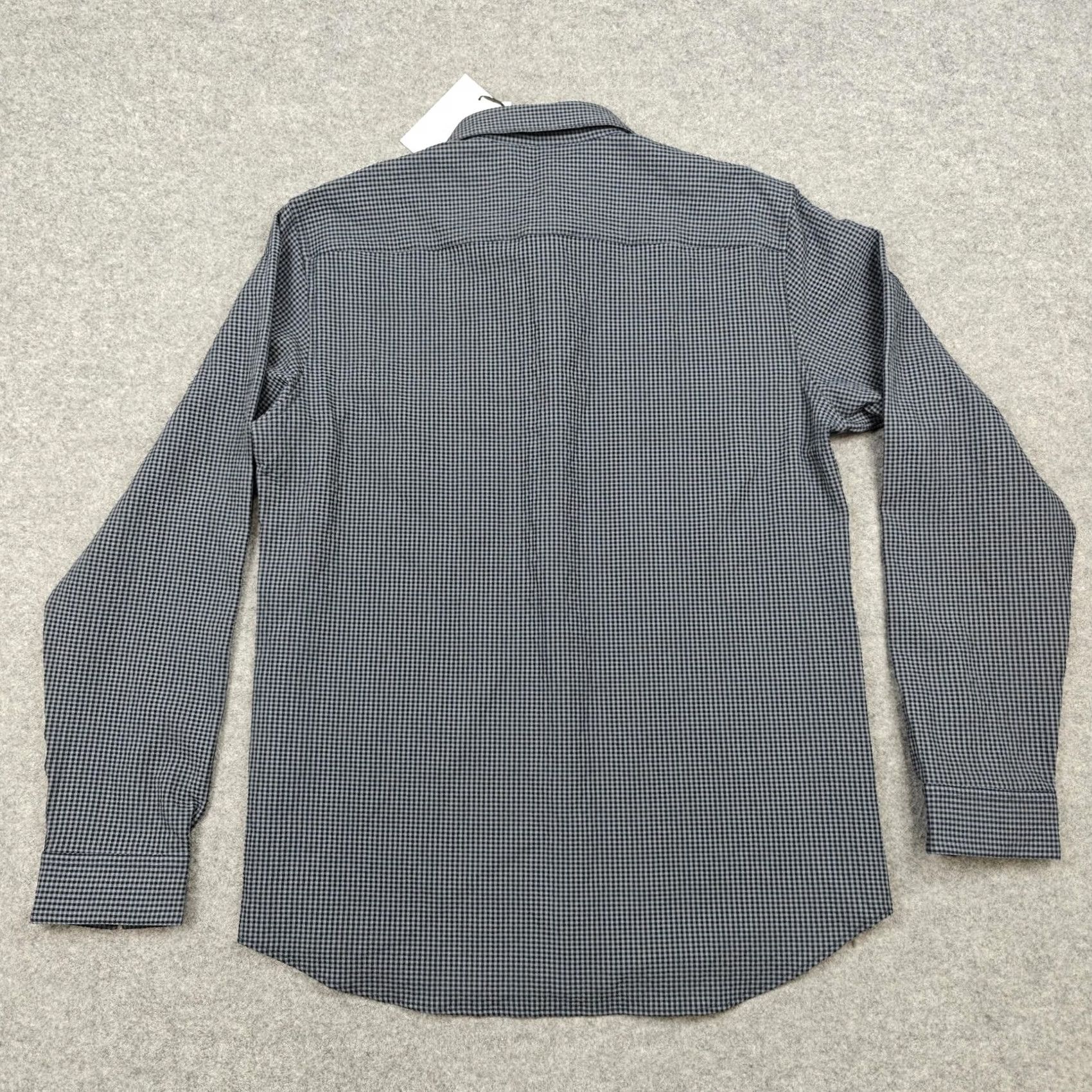 Theory Theory Shirt Mens Medium Blue Gingham Seersucker Long Sleeve Button Up Size US M / EU 48-50 / 2 - 7 Thumbnail