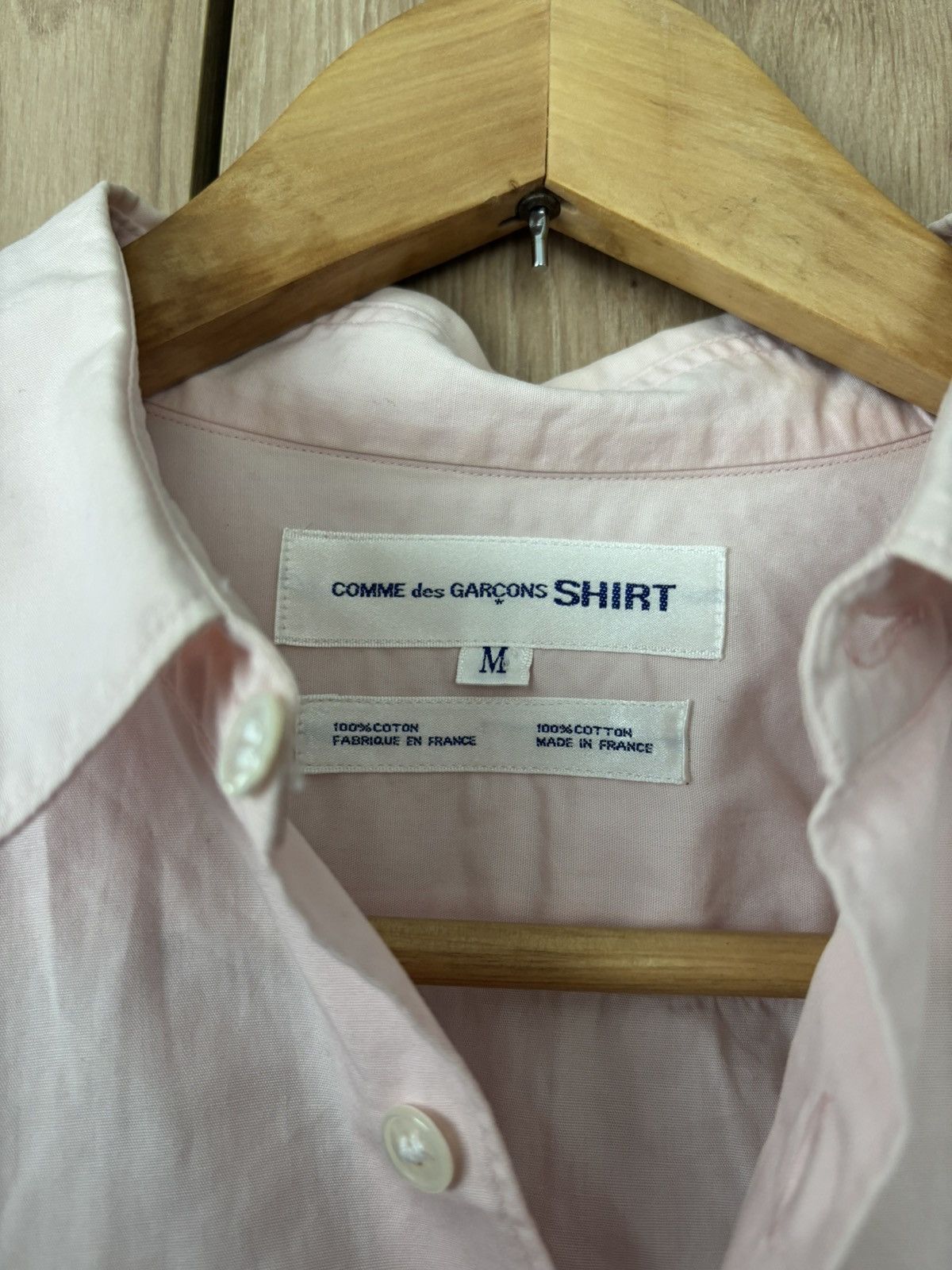 Comme des Garcons SHIRT COMME DES GARÇONS SHIRT STUDDED BARBED WIRE SHIRT PINK Size US M / EU 48-50 / 2 - 2 Thumbnail
