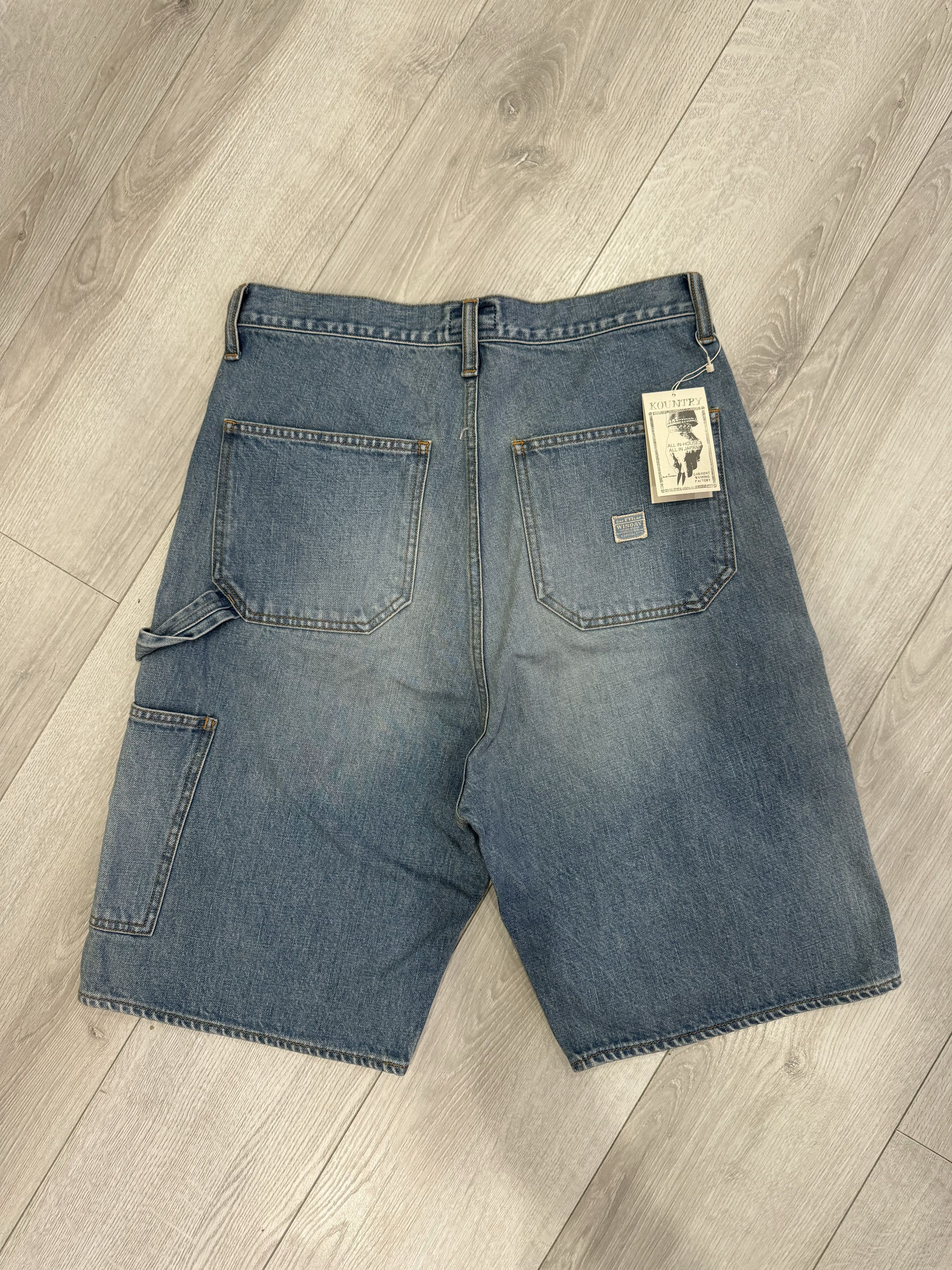 Kapital KAPITAL STUDS 14OZ STUDS DENIM SHORTS Size US 34 / EU 50 - 4 Thumbnail
