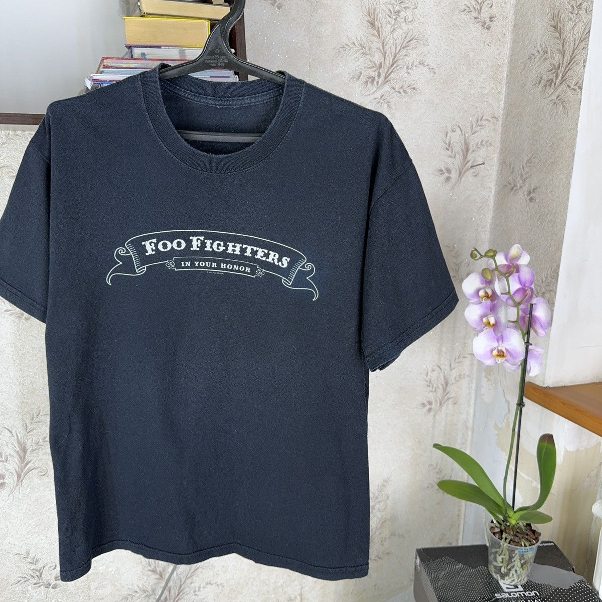 Band Tees × Vintage Vintage Foo Fighters T shirt 2005 Tour Nirvana Black Rock Size US L / EU 52-54 / 3 - 7 Thumbnail