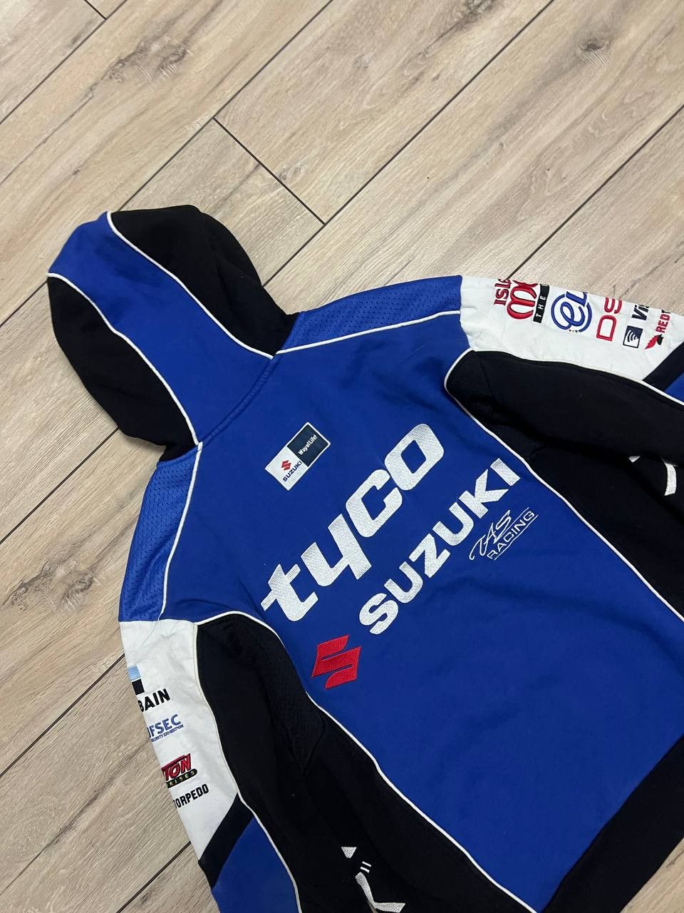Formula 1 Suzuki Team Tyco Vintage Full Zip Hoodie Big Logo Racing Size US L / EU 52-54 / 3 - 9 Thumbnail