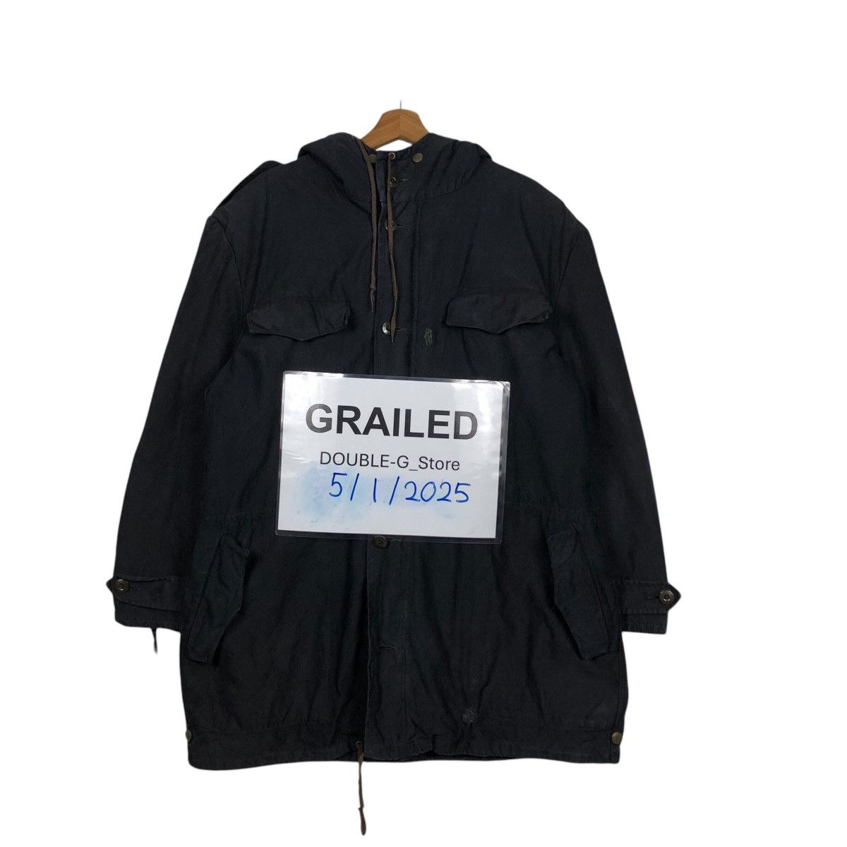 Vintage 📌Vintage Parka Heavy Jacket Blanket Military Buzz Ricksons Size US M / EU 48-50 / 2 - 1 Thumbnail