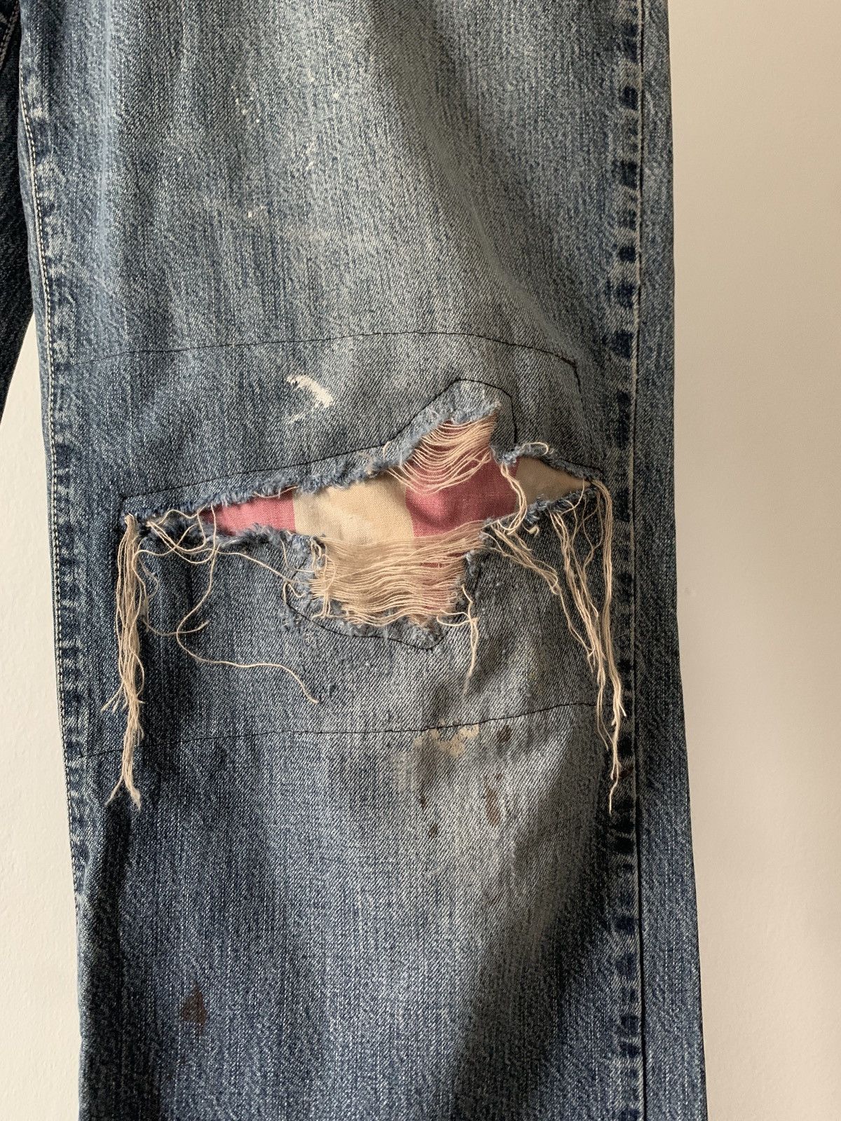 Polo Ralph Lauren Thrashed Vintage Polo Ralph Lauren Pants Distressed Grunge Size US 34 / EU 50 - 9 Thumbnail