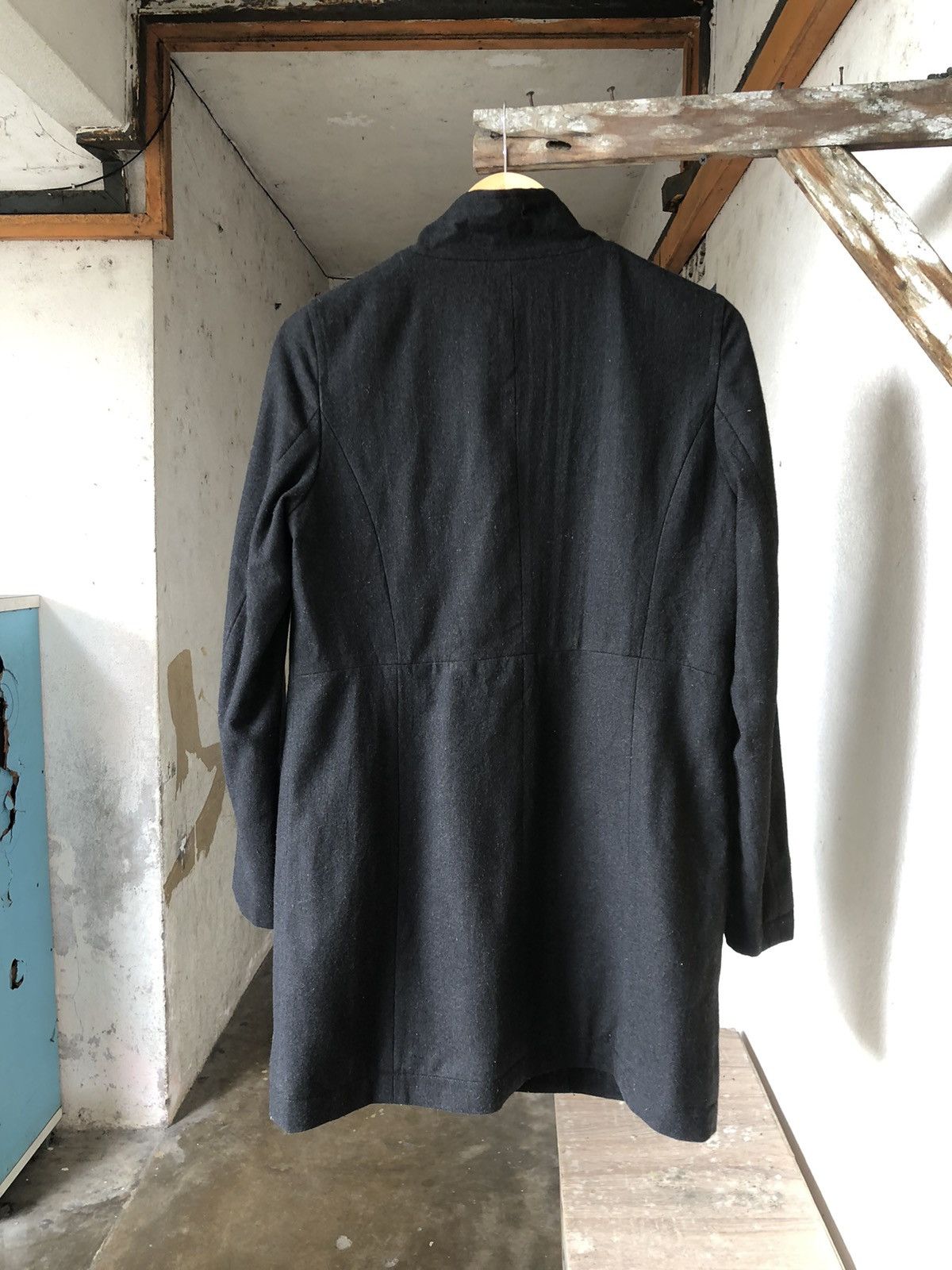 Calvin Klein Nice❗️Calvin Klein Jeans Wool Blend Long Coat Size L / US 10 / IT 46 - 4 Thumbnail