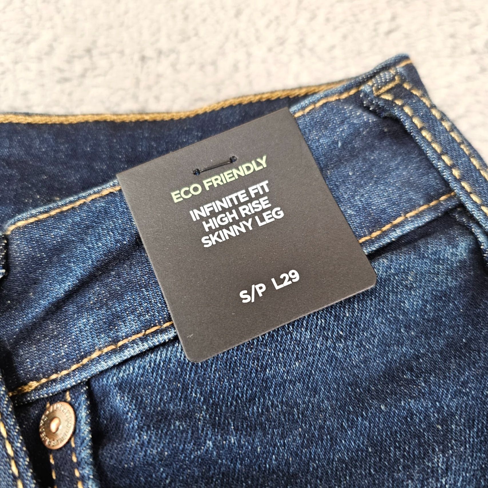 Silver Jeans Co. Silver Jeans Womens Small 29" Infinite Fit High Rise Skinny Leg Stretch Cotton Size 28" / US 6 / IT 42 - 5 Thumbnail