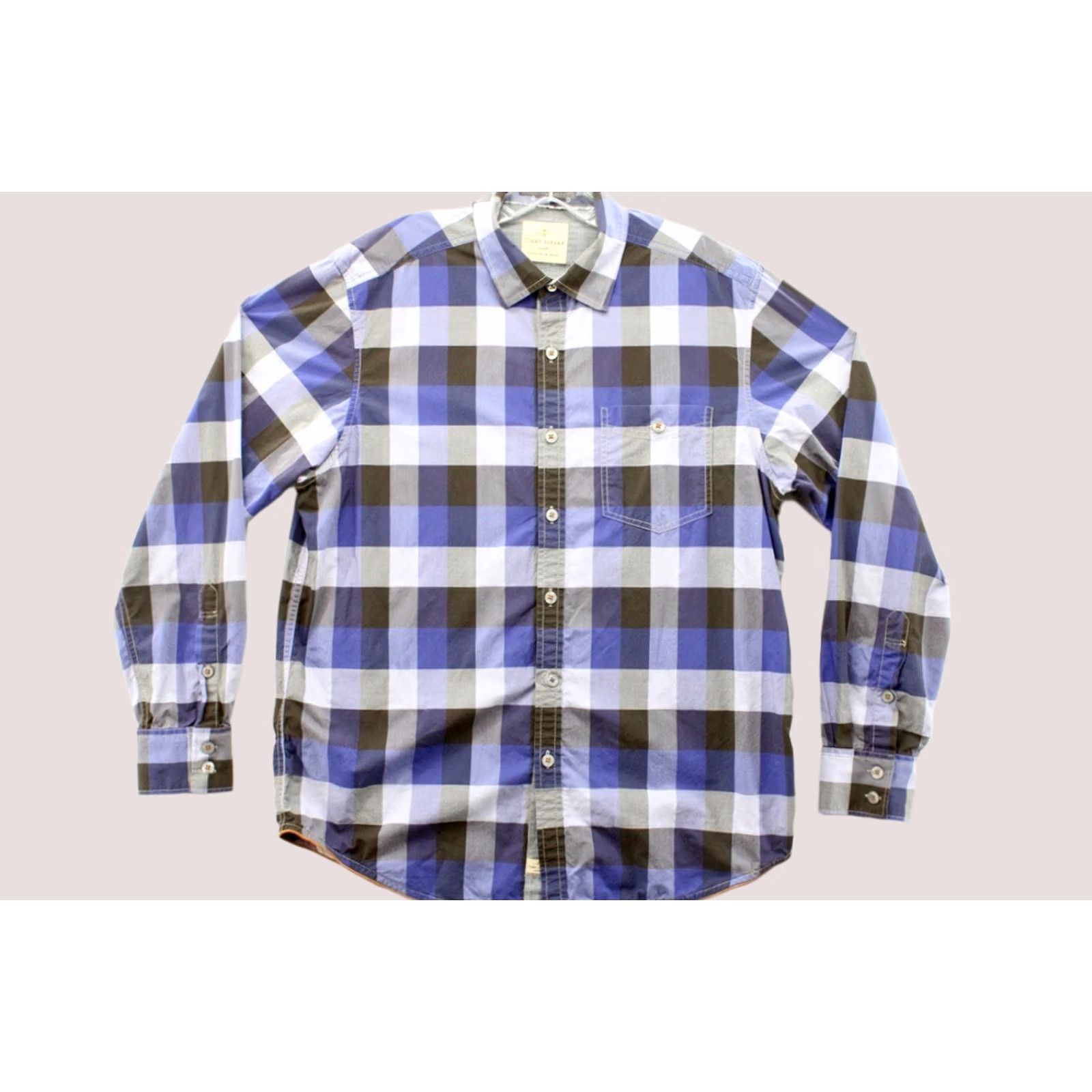 Tommy Bahama Tommy Bahama Shirt Mens Medium Blue Plaid Button Up Long Sleeve Vacation Stylish Size US M / EU 48-50 / 2 - 1 Thumbnail