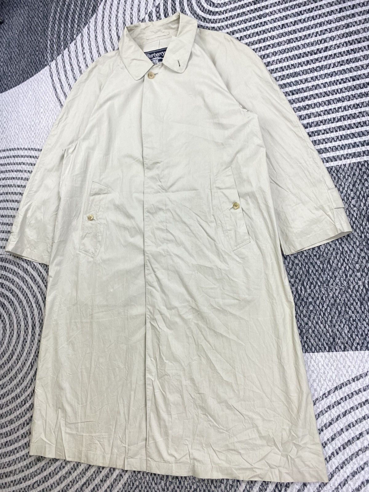 Burberry Vintage Burberrys Casual Long Cotton Jacket Size US L / EU 52-54 / 3 - 4 Thumbnail