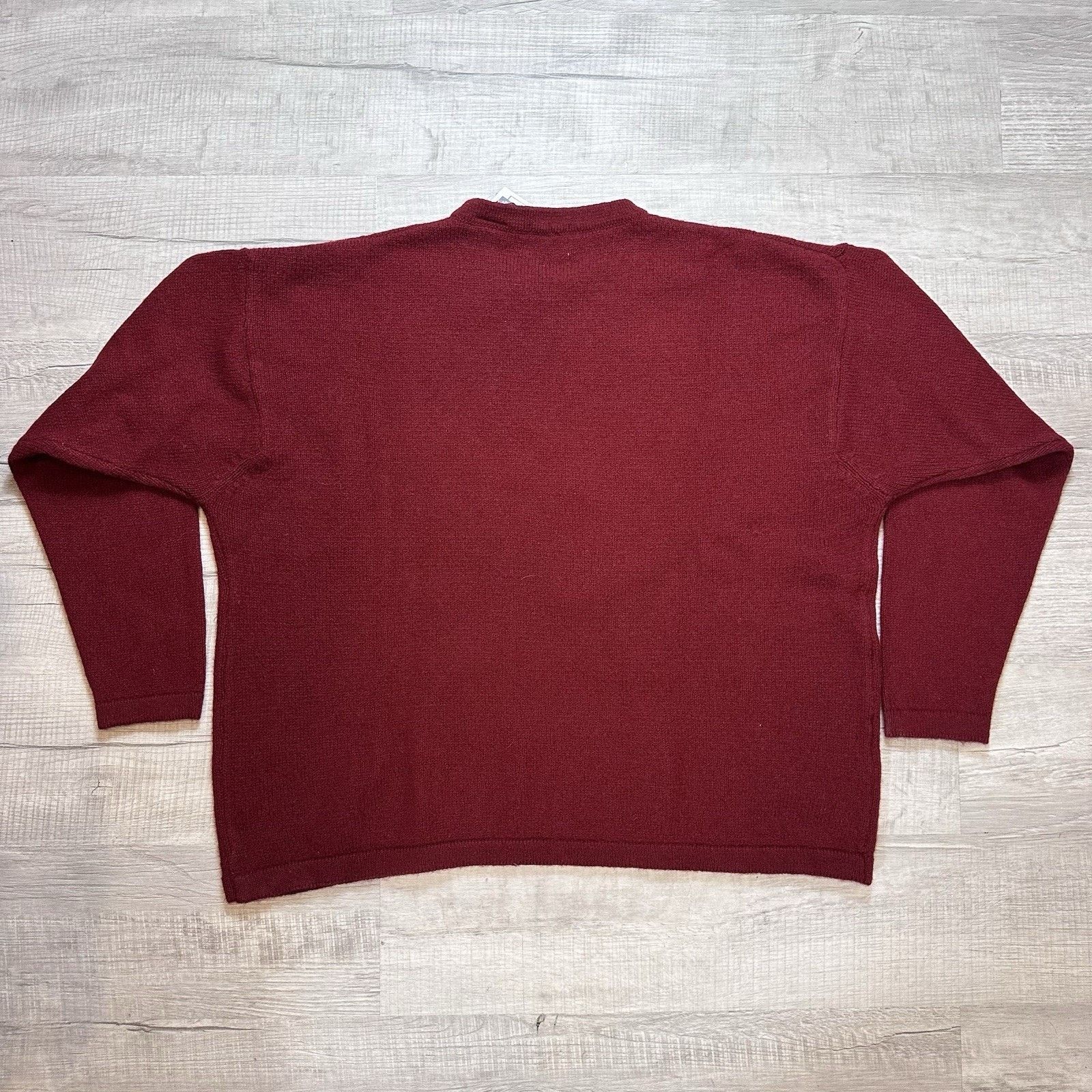 Vintage Vintage Carlyle & Kilmore Men's 2XL Virgin Wool Red Sweater Size US XXL / EU 58 / 5 - 8 Thumbnail
