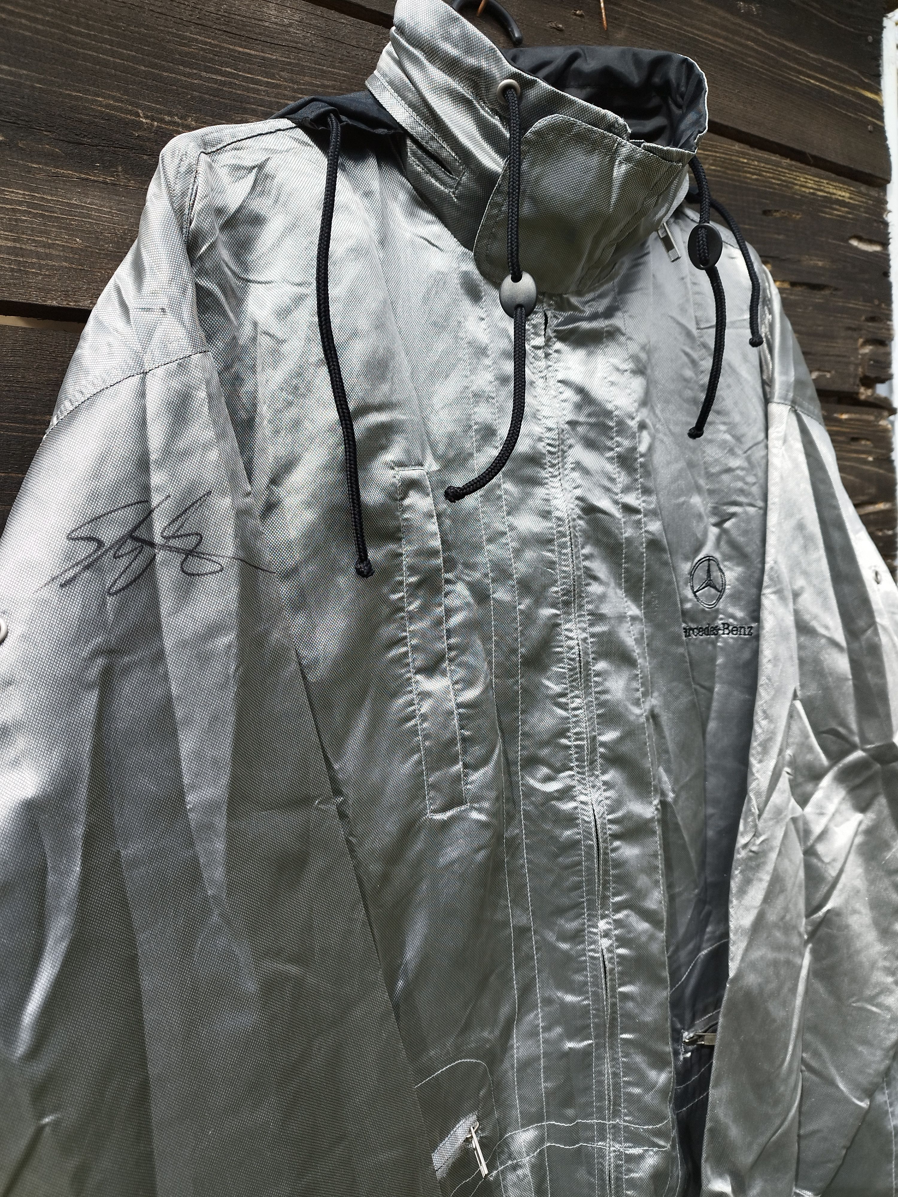 Mercedes-Benz Mercedes-Benz Nylon Jacket HAND-SIGNED by Michael Schumacher Size US M / EU 48-50 / 2 - 2 Thumbnail