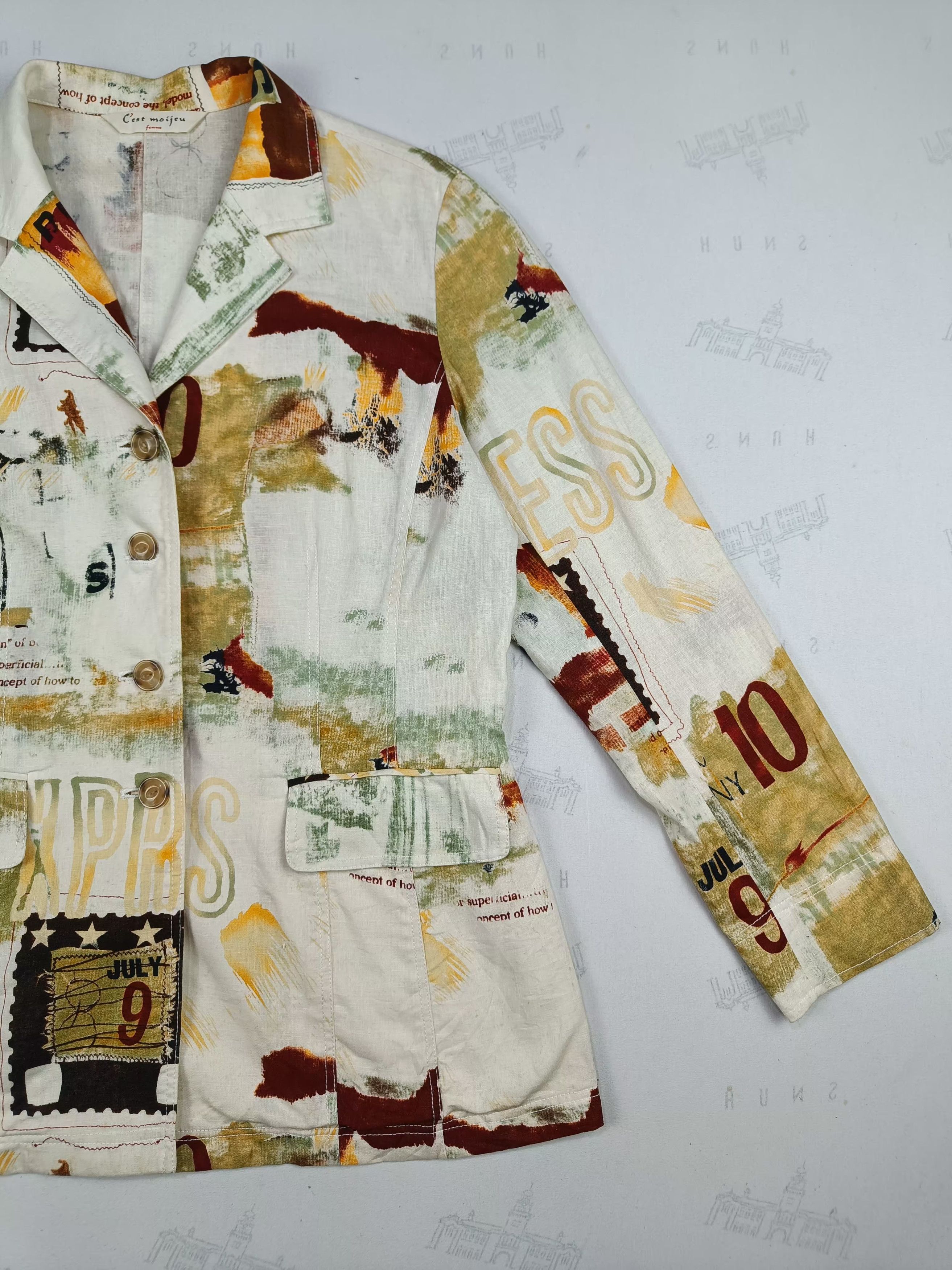 Vintage Vintage Moschino Style Beautiful Blazers Size L / US 10 / IT 46 - 6 Thumbnail