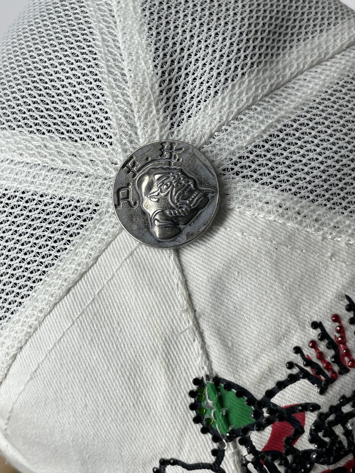 Ed Hardy × Vintage Vintage Ed Hardy rose Cap y2k Size ONE SIZE - 8 Thumbnail