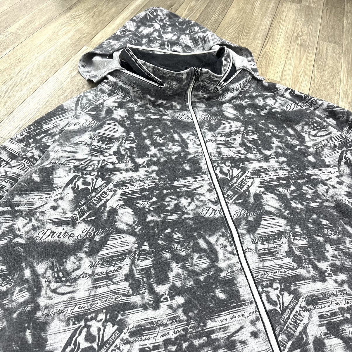 Affliction × If Six Was Nine × Japanese Brand Japanese Brand Full Print Grunge Poem Skull Lgb Zip Hoodie Size US XL / EU 56 / 4 - 5 Thumbnail