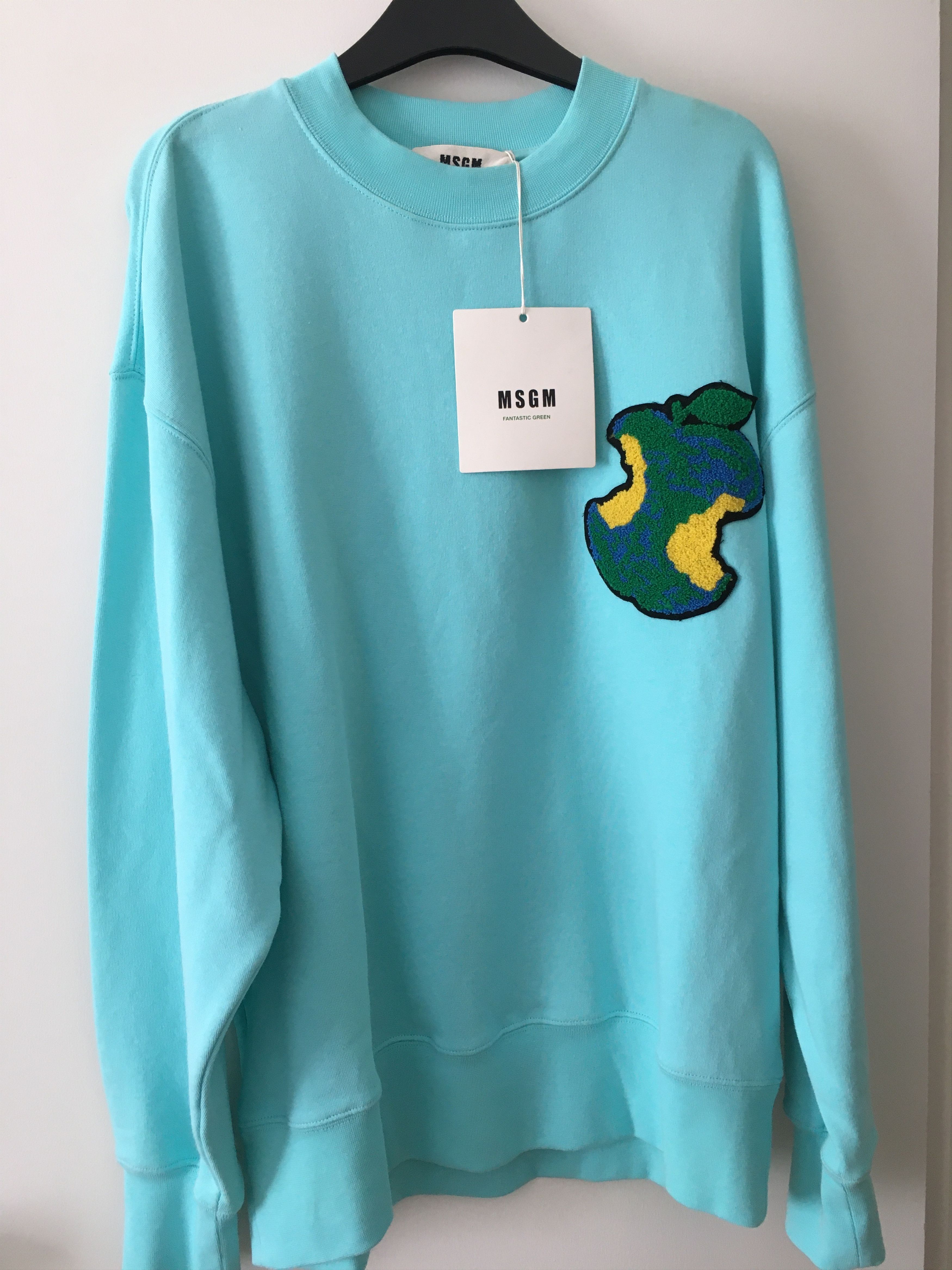 MSGM Fantastic Green Crewneck Sweatshirt Size US M / EU 48-50 / 2 - 1 Thumbnail