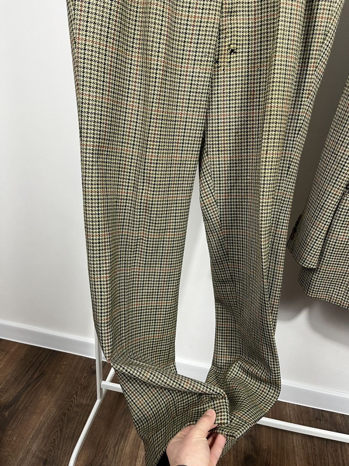 Savile Row Vintage 1989 Savile Row Wool Blazer Pants Set Size 42R - 6 Thumbnail