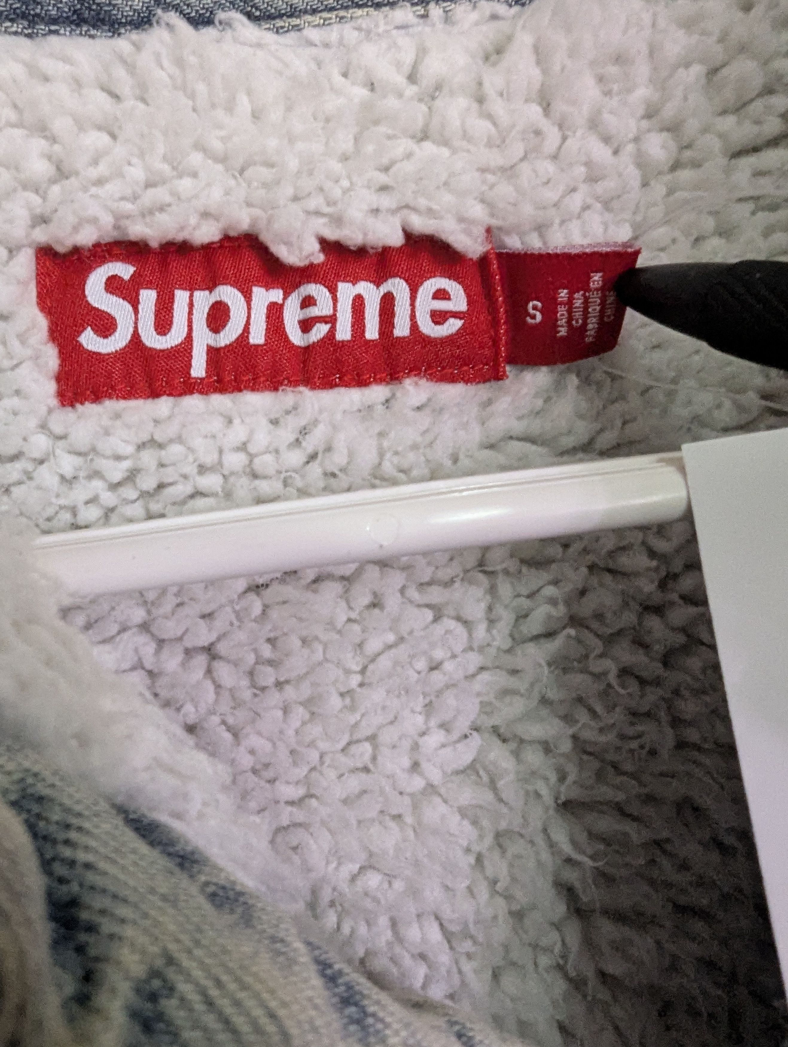 Supreme Sherpa Lined Work Shirt Size US S / EU 44-46 / 1 - 4 Thumbnail