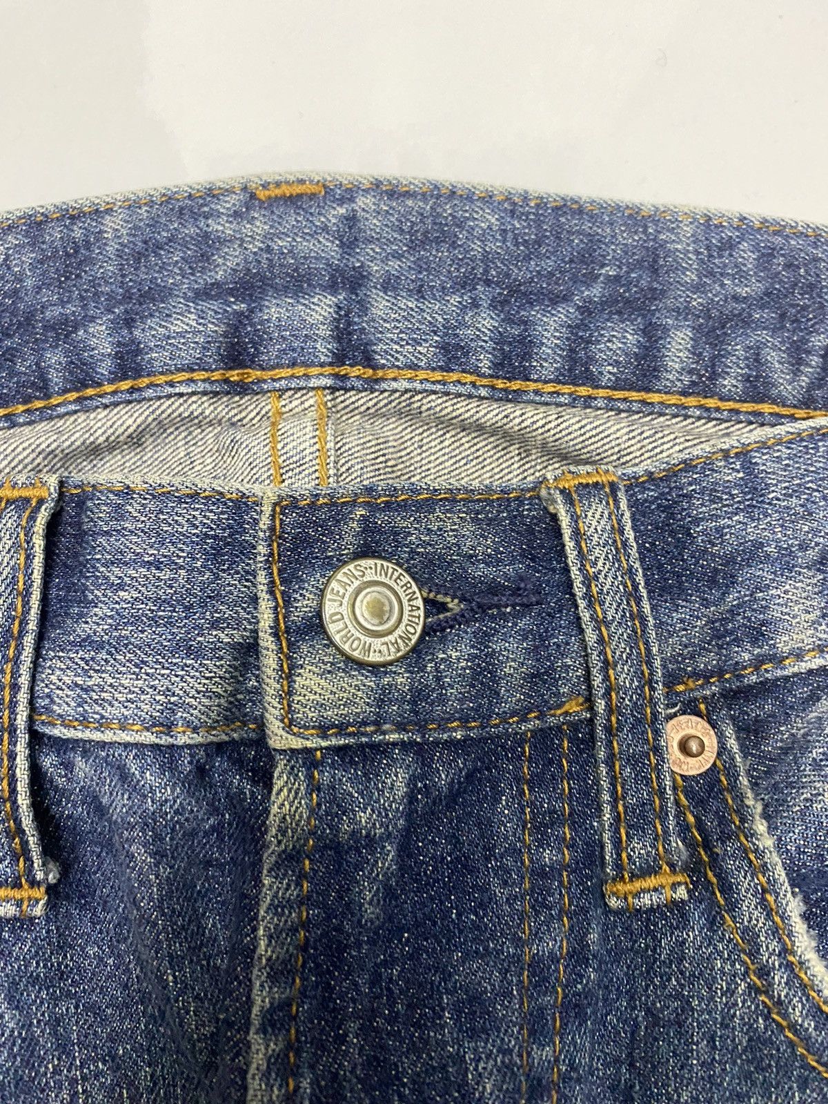 Undercover × Uniqlo 🔥JAPANESE BRAND UNIQLO DISTRESSED DENIM JEANS Size US 30 / EU 46 - 7 Thumbnail