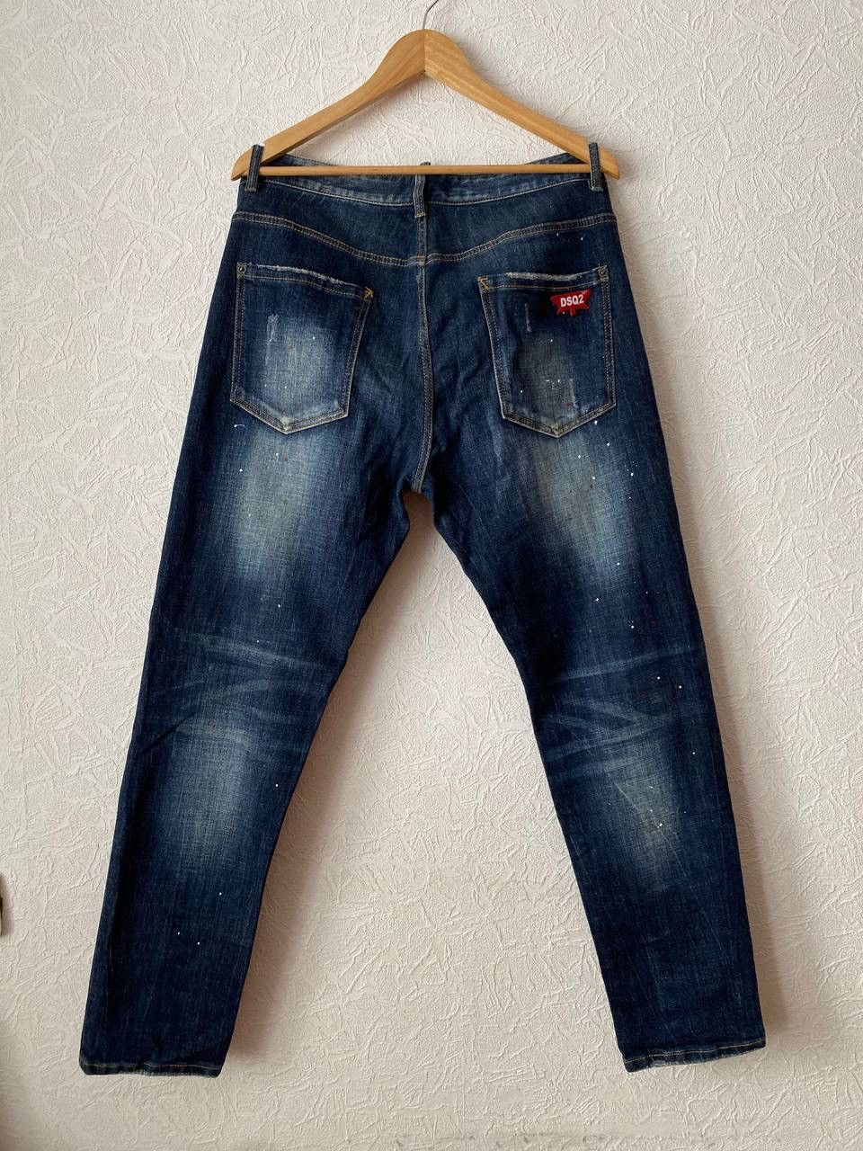 Dsquared2 Dsquared Jeans Italian Designer Navy Denim Rare Vintage Y2K Size US 36 / EU 52 - 3 Thumbnail
