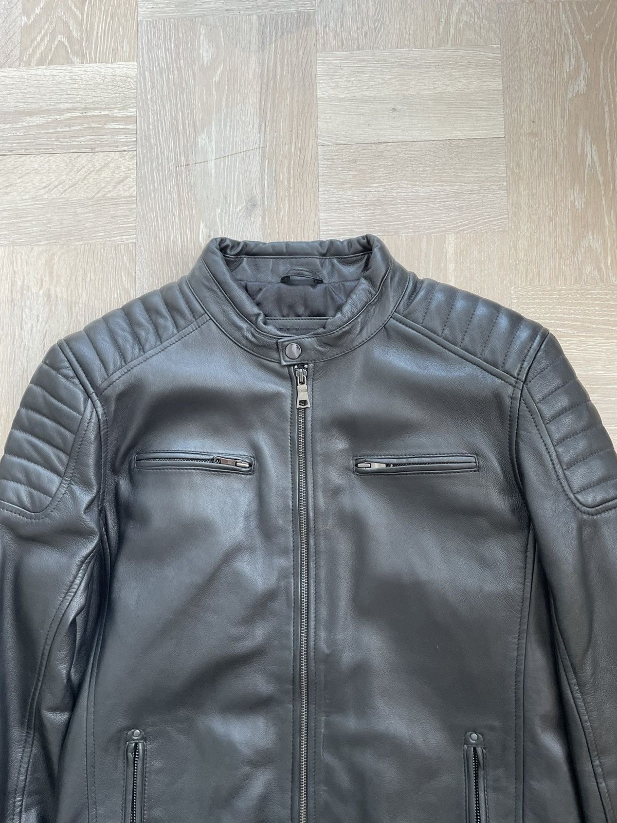 Other Black Leather Jacket Size US M / EU 48-50 / 2 - 2 Thumbnail