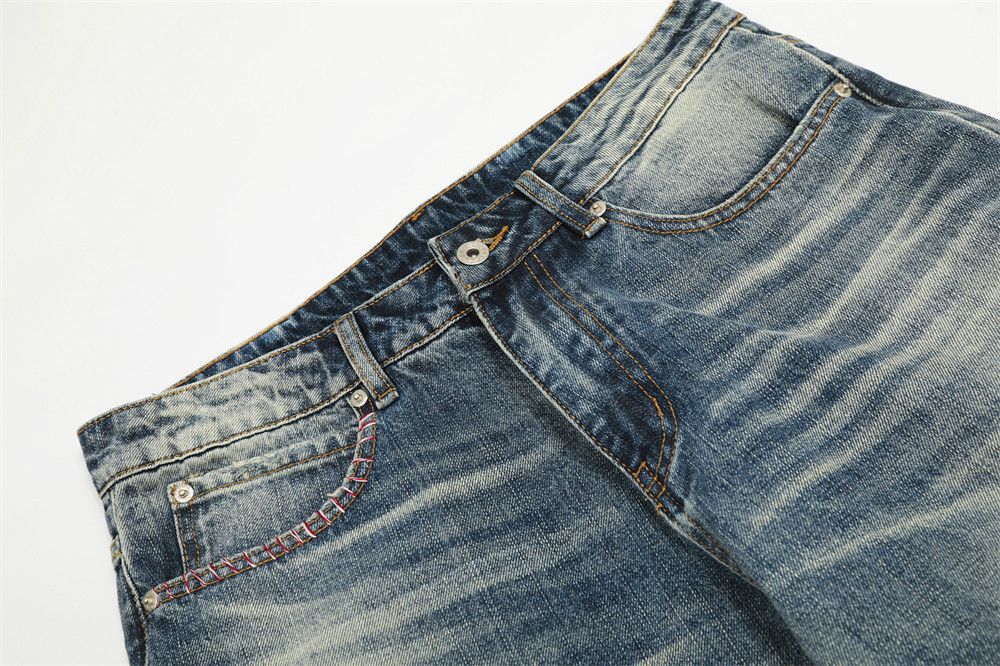 Vintage Men's Punk-Retro Distressed Washed Denim Jeans Size US 32 / EU 48 - 3 Thumbnail