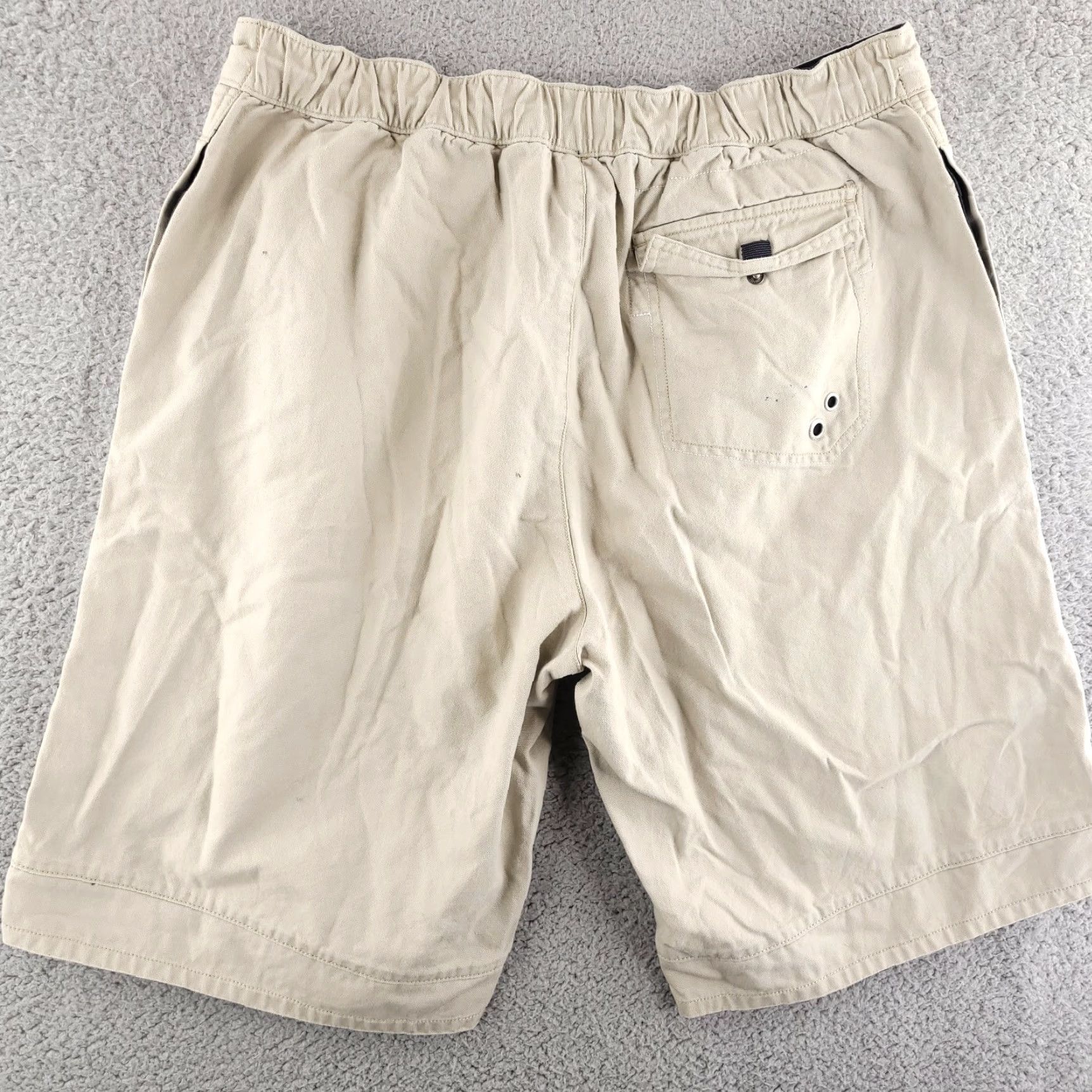 Chaps VINTAGE Chaps Cargo Shorts Mens Large Beige Canvas Baggy Workwear Size US 33 - 5 Thumbnail