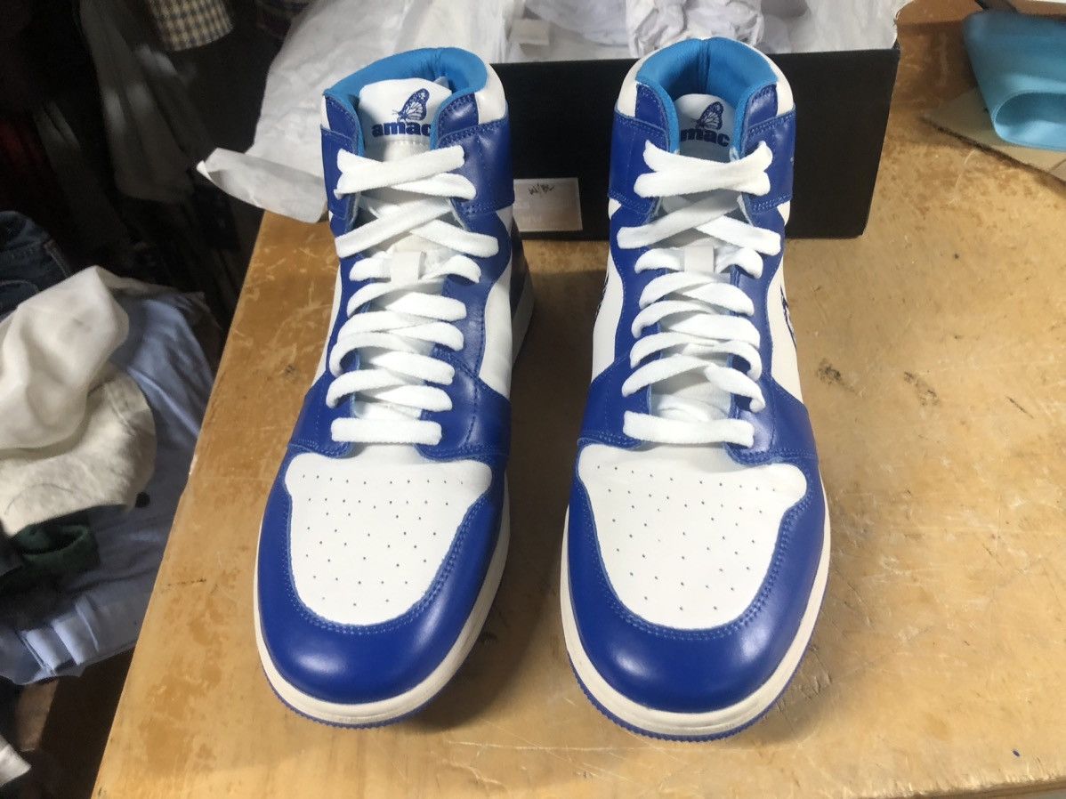 AMAC Butterfly High UK University Blue Leather Kentucky 7.5