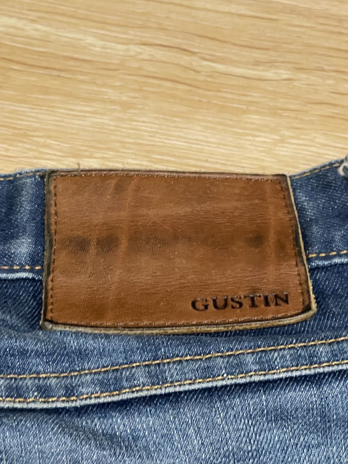 Gustin Gustin Selvedge Denim Jeans Natural Fade USA size 30 Size US 30 / EU 46 - 15 Thumbnail