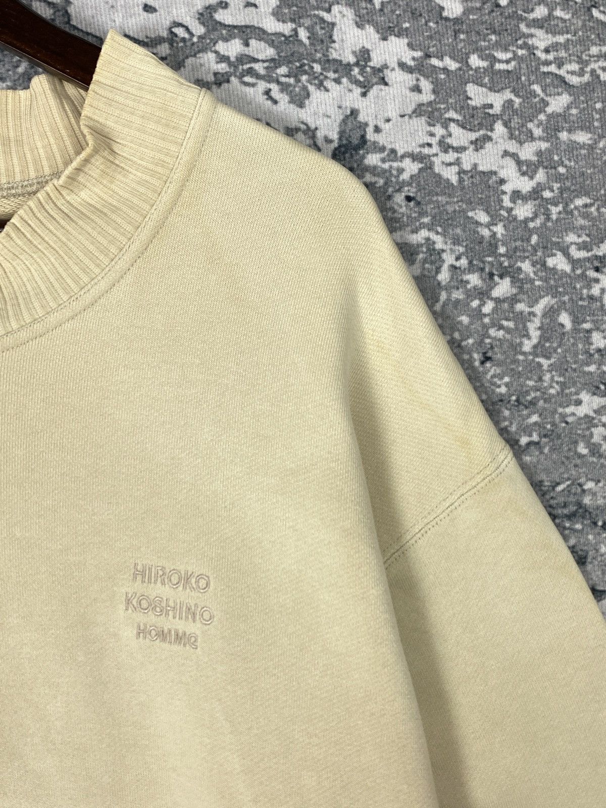 Hiroko Koshino Homme Vintage Hiroko Koshino Homme Sweatshirts Size US L / EU 52-54 / 3 - 3 Thumbnail