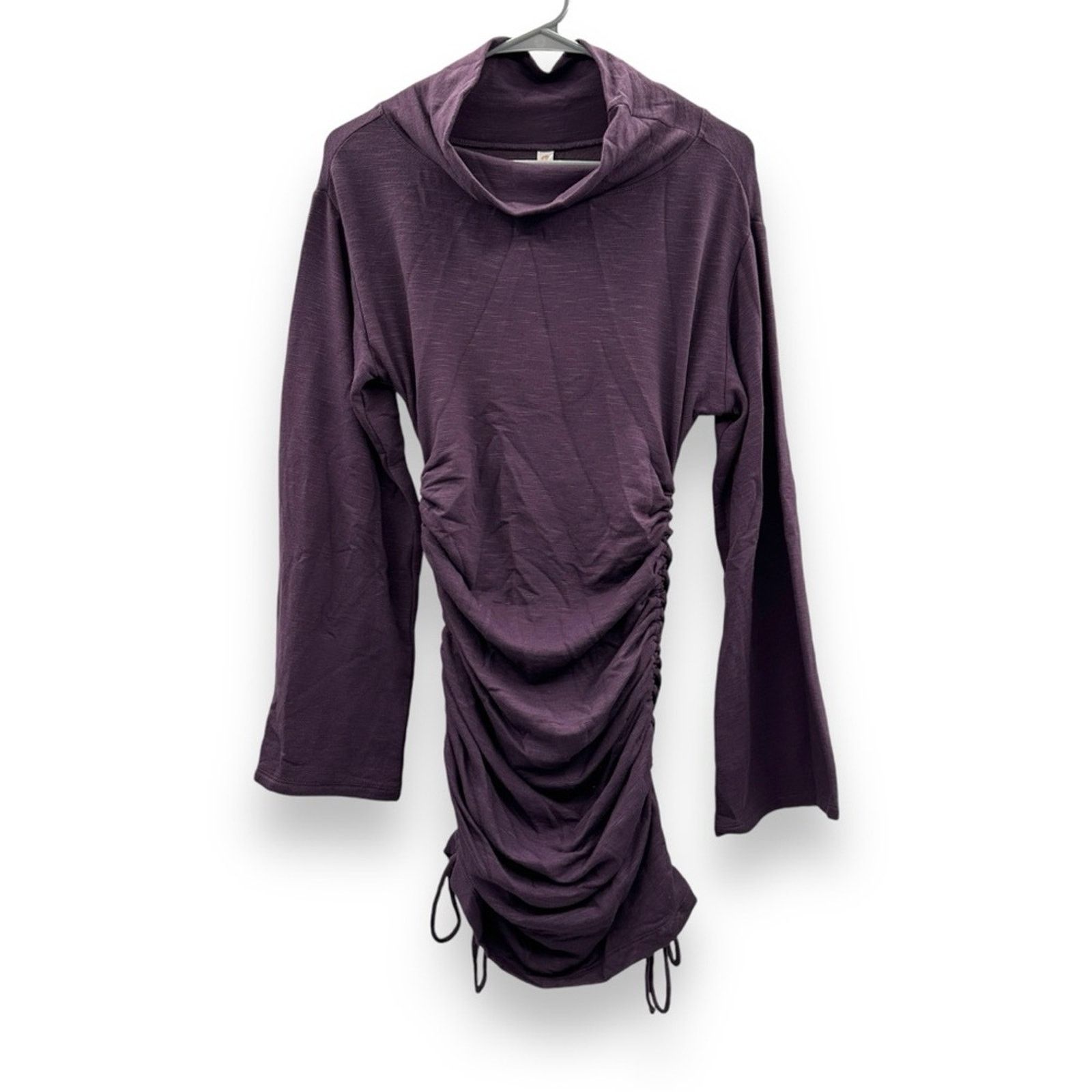 Anthropologie Anthropologie Daily Practice Purple Ruched Mini Dress Sz XS Size XS / US 0-2 / IT 36-38 - 3 Thumbnail