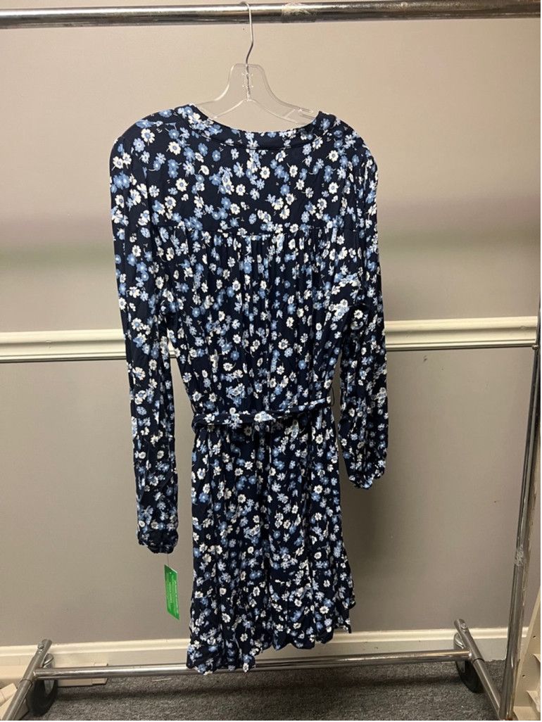Tommy Hilfiger Women's Tommy Hilfiger Dress, L, Navy Blue Size L / US 10 / IT 46 - 4 Thumbnail