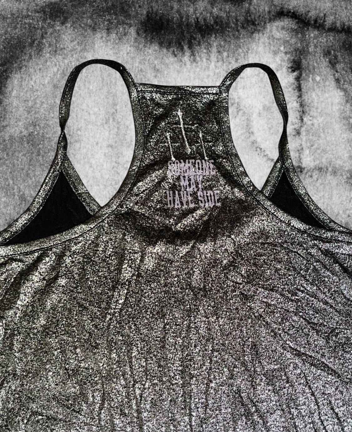If Six Was Nine Y2K Ghost Of Harlem Glitter Poem Tanktop Size US S / EU 44-46 / 1 - 6 Thumbnail