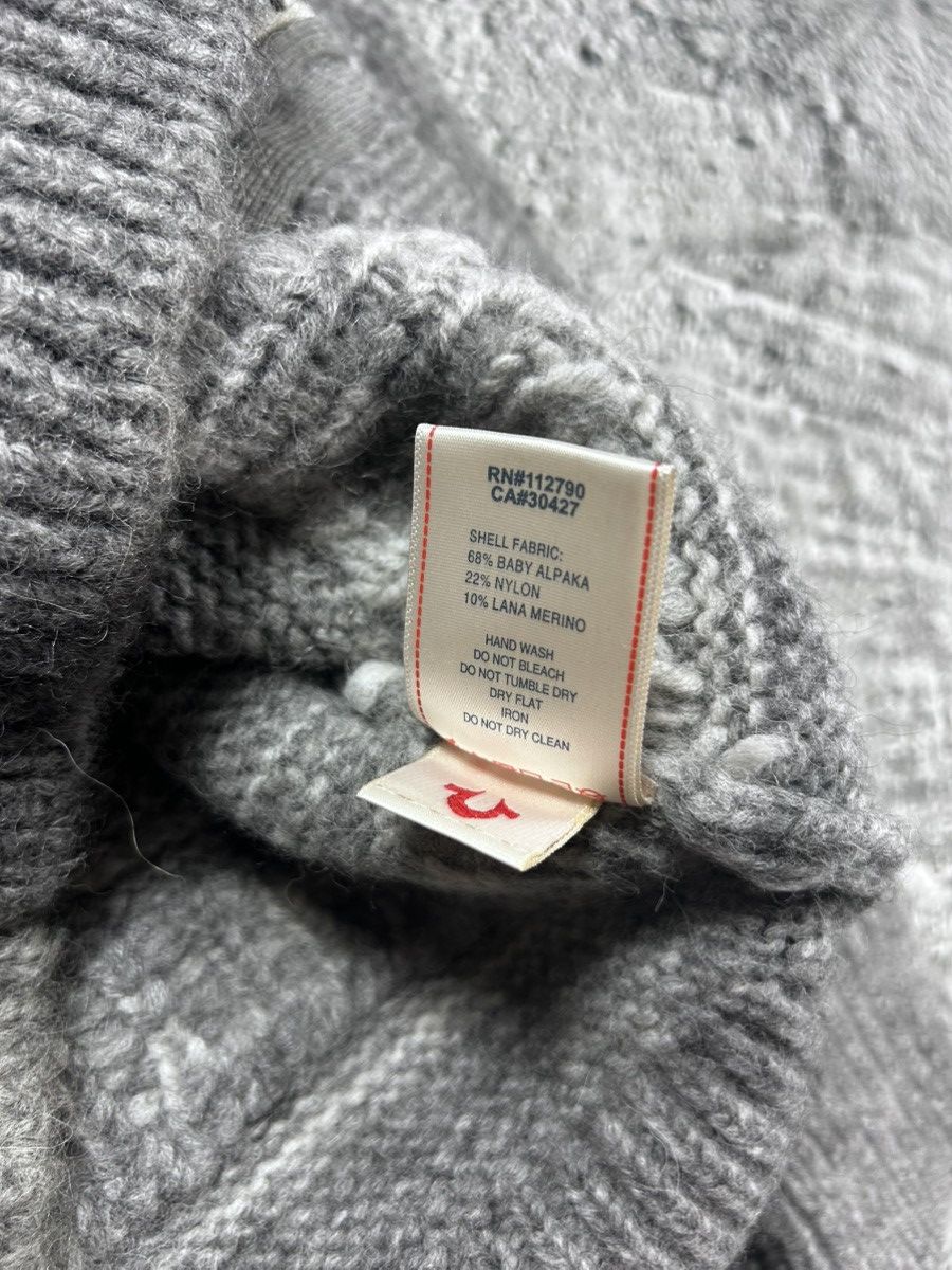 True Religion True Religion vintage grey zip sweater Y2K alpaca merino Size US M / EU 48-50 / 2 - 7 Thumbnail