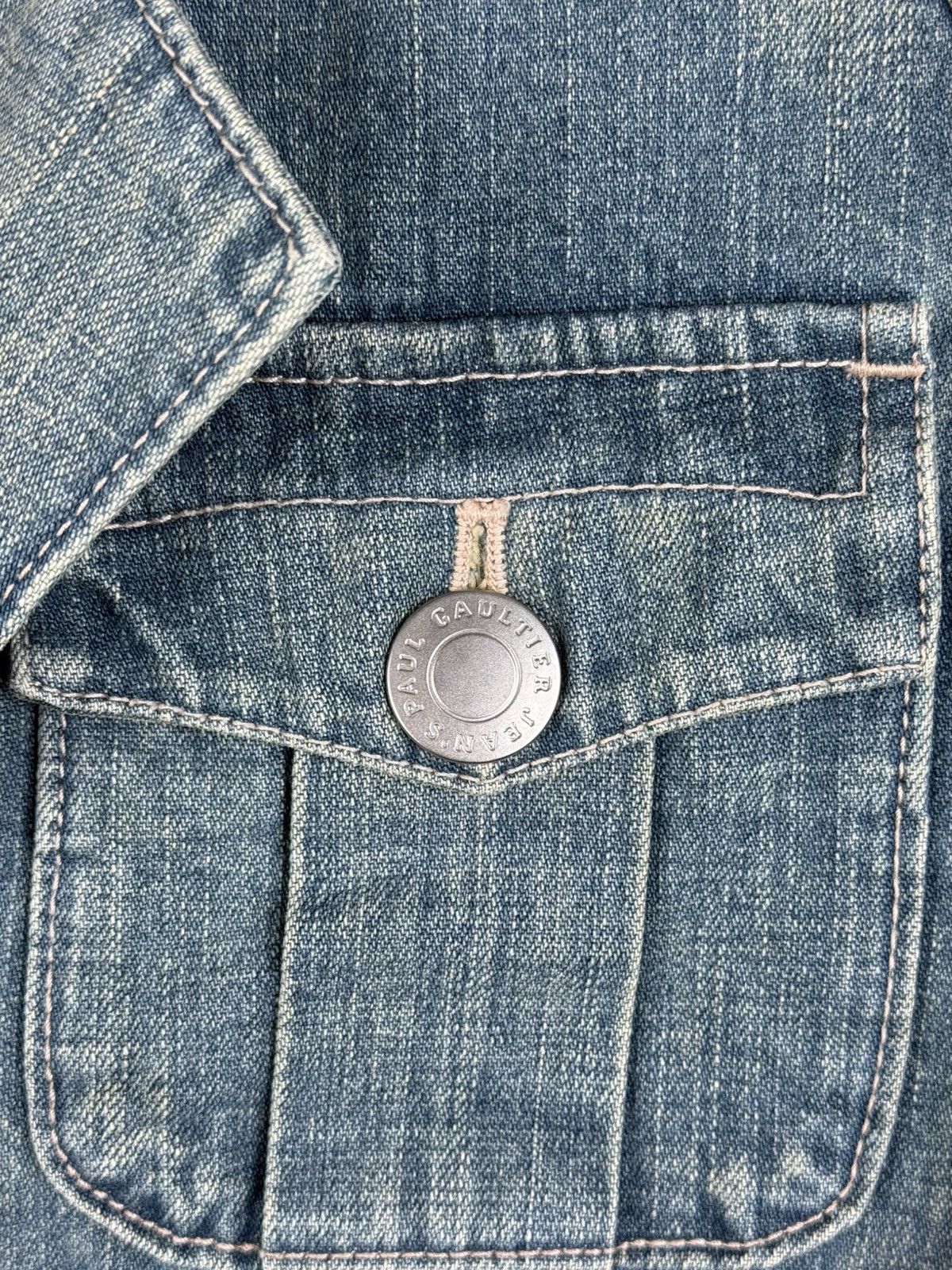 Jean Paul Gaultier Vintage Jean Paul Gaultier Jean’s Short Denim Jacket Blue 38 Size XS / US 0-2 / IT 36-38 - 3 Thumbnail