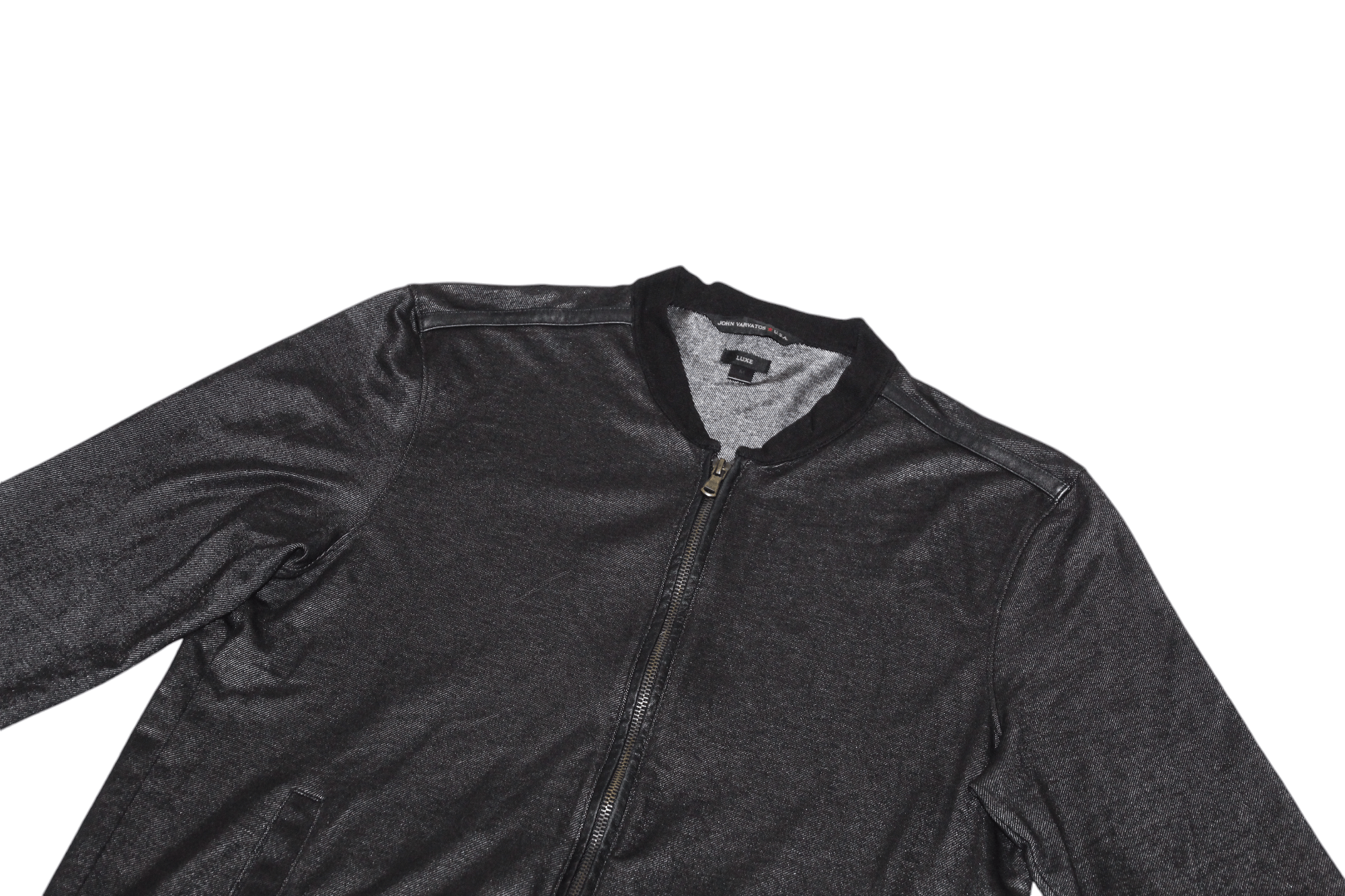 John Varvatos John Varvatos USA Luxe French Terry Full Zip Jacket Size US M / EU 48-50 / 2 - 2 Thumbnail