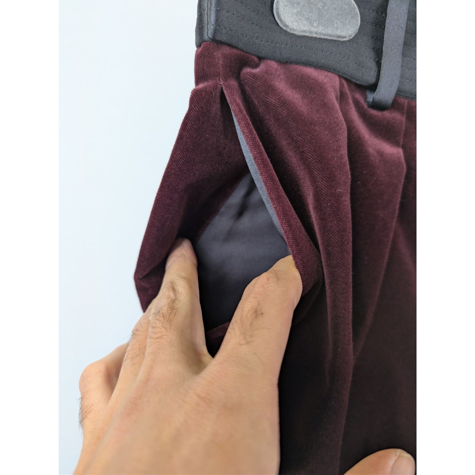 Saint Laurent Paris o1rshd1 Sweatpants / Trousers in Burgundy Size US 32 / EU 48 - 5 Thumbnail