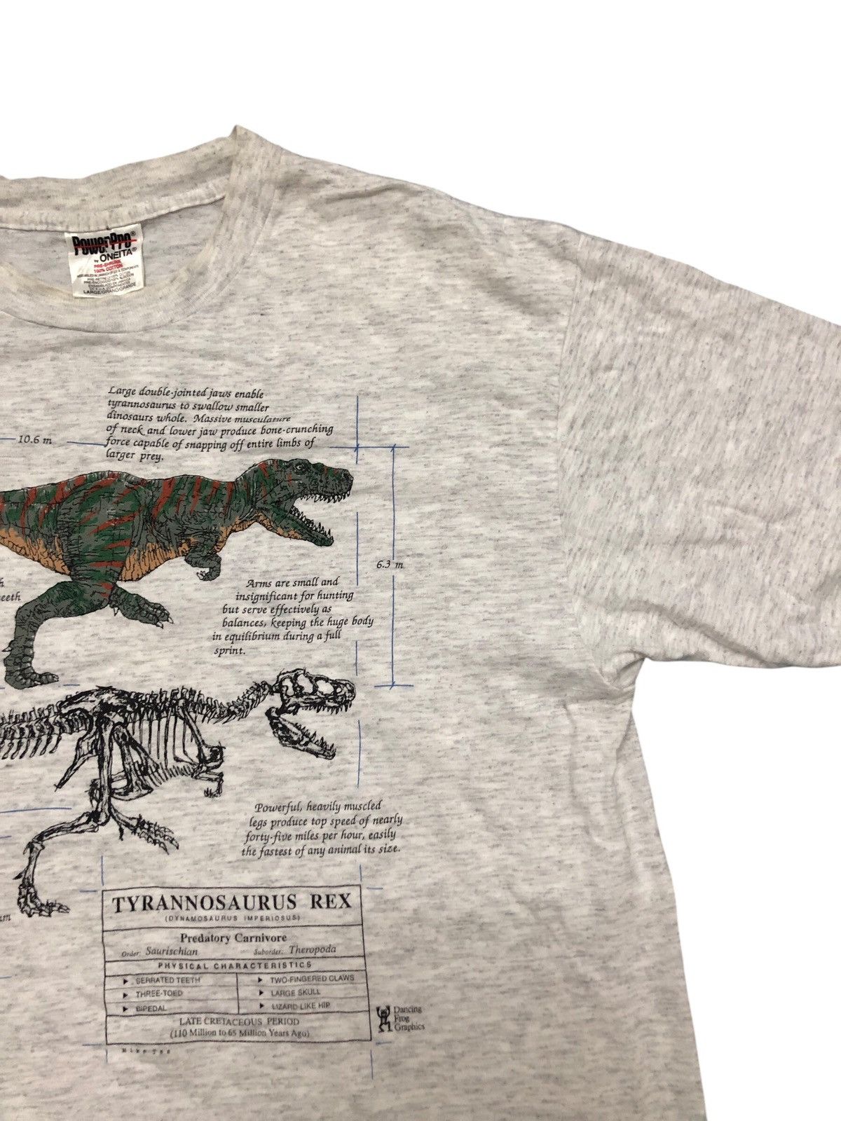 Japanese Brand × Vintage 🐲Men’s Vintage T-Shirt T-Rex Specification Size US L / EU 52-54 / 3 - 4 Thumbnail
